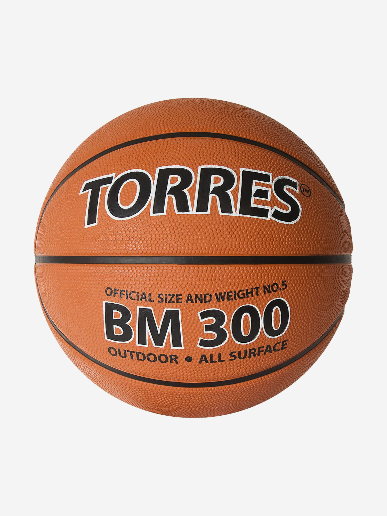 

Мяч баскетбольный Torres BM300 арт.B02015 р.5, Коричневый