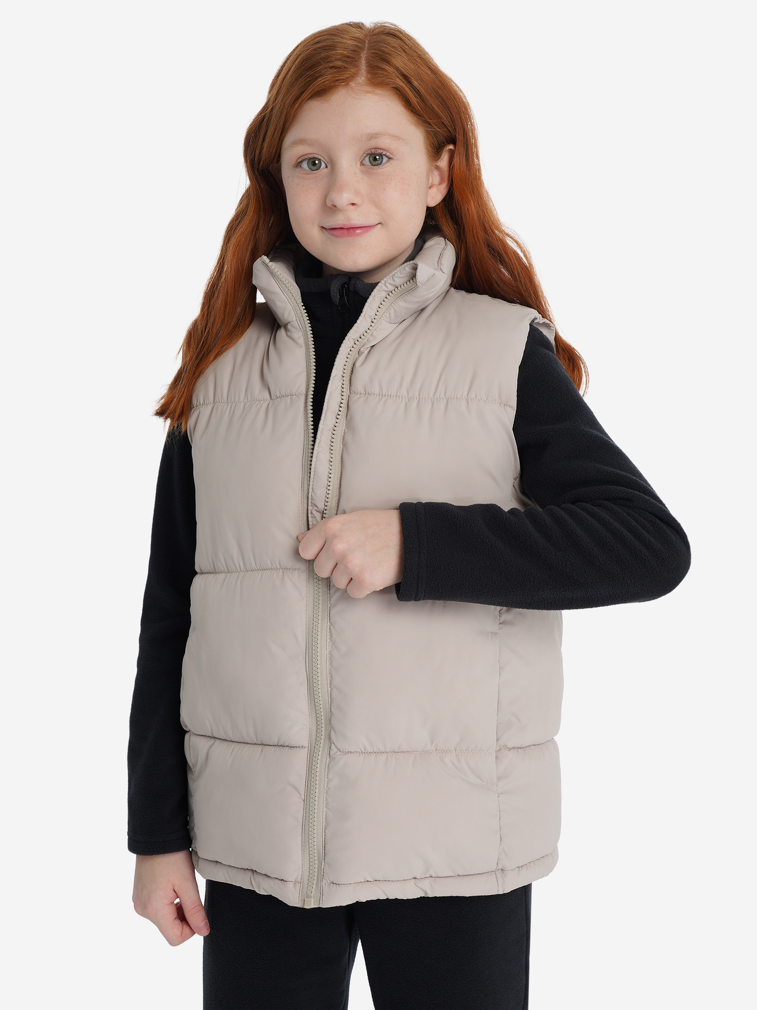 Жилет утепленный GSD, бежевый, арт. 34856