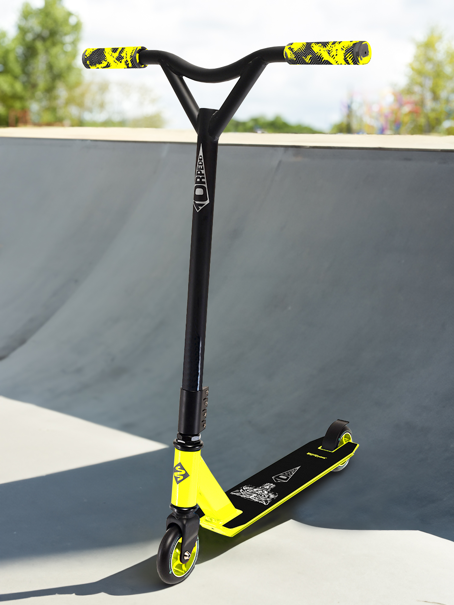 

Самокат Street Surfing Torpedo, 100 мм, Черный