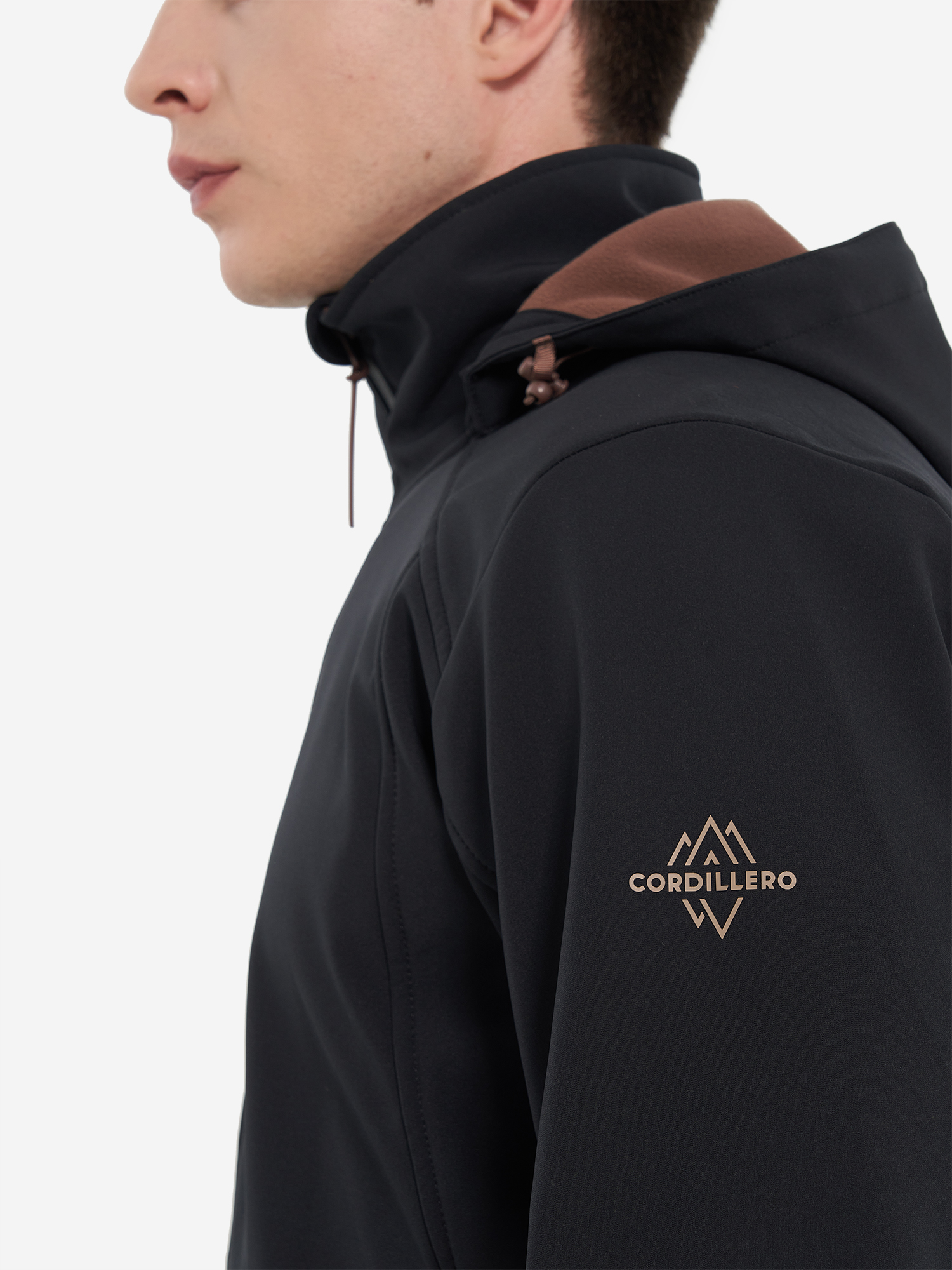 фото Куртка софтшелл мужская cordillero, черный