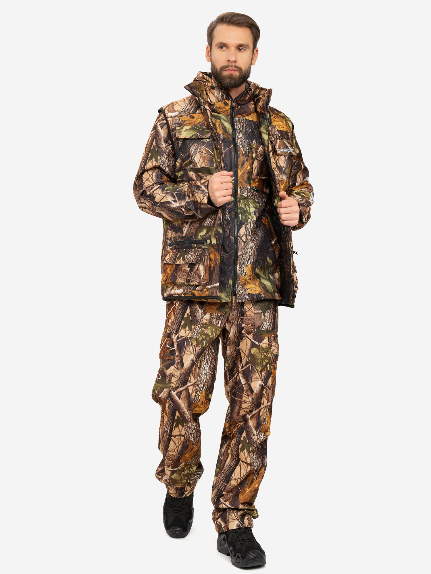 Изображение товара Костюм мужской Huntsman Тайга 3 демисезонный из мембранной ткани Алова для охоты рыбалки