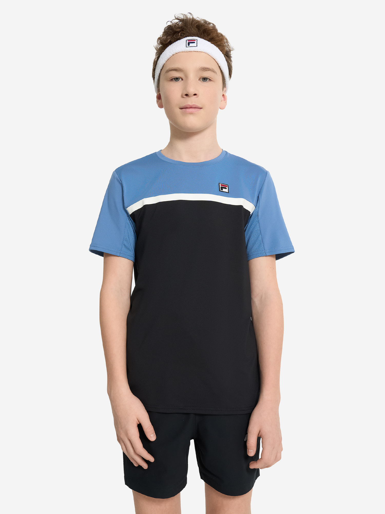 фото Футболка для мальчиков fila, черный