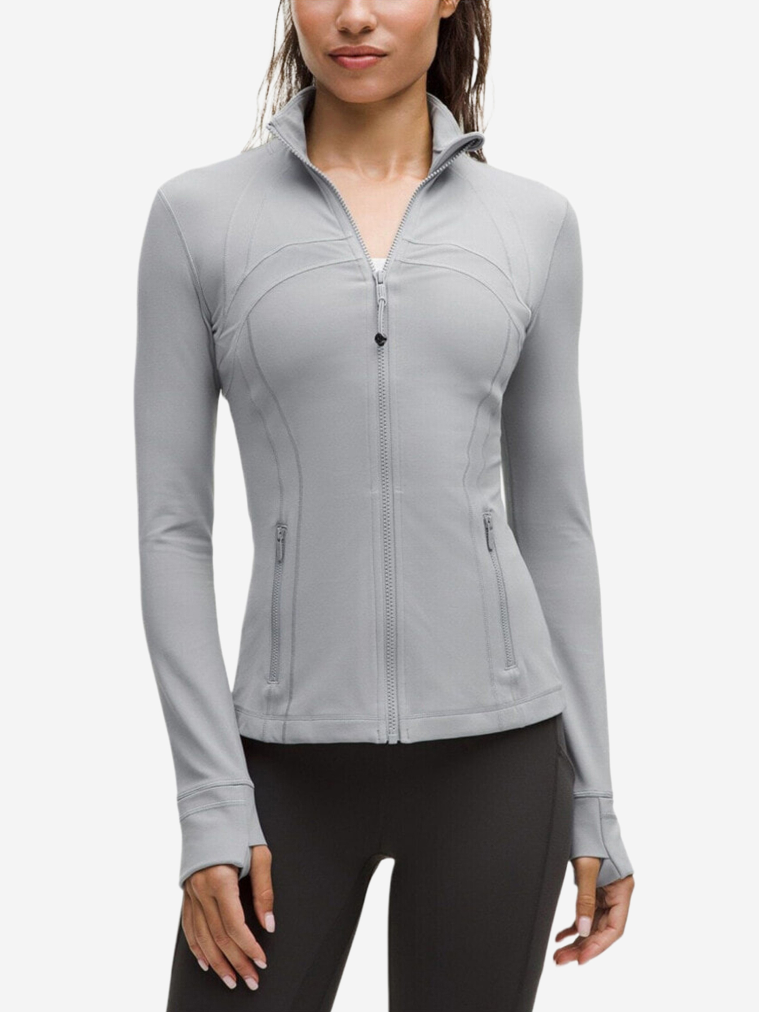 Изображение товара Кофта Lululemon Define Yoga Coat, Серый