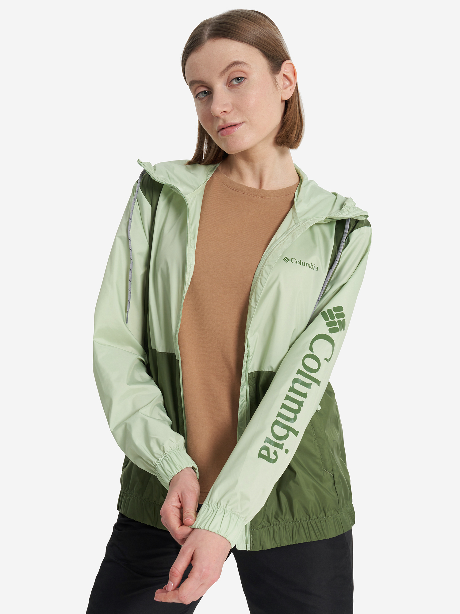 

Ветровка женская Columbia Lily Basin Jacket, Зеленый