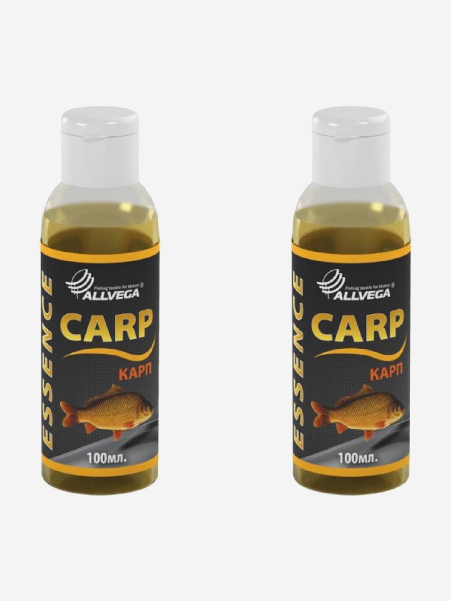 

Ароматизатор-концентрат жидкий ALLVEGA "Essence Carp" 100 мл (КАРП) 2 штуки., Коричневый