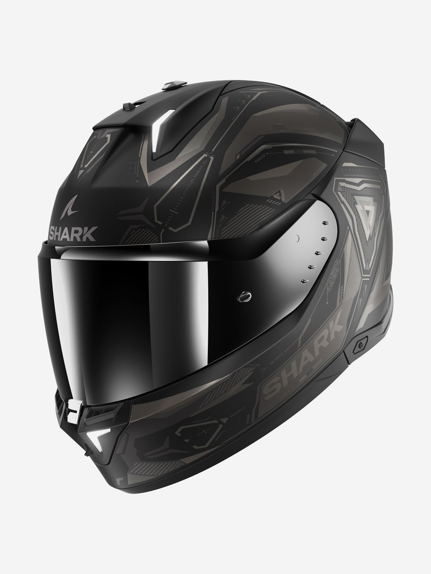 

Мотошлем интеграл Shark SKWAL i3 LINIK MAT Black/Anthracite/Anthracite, Черный