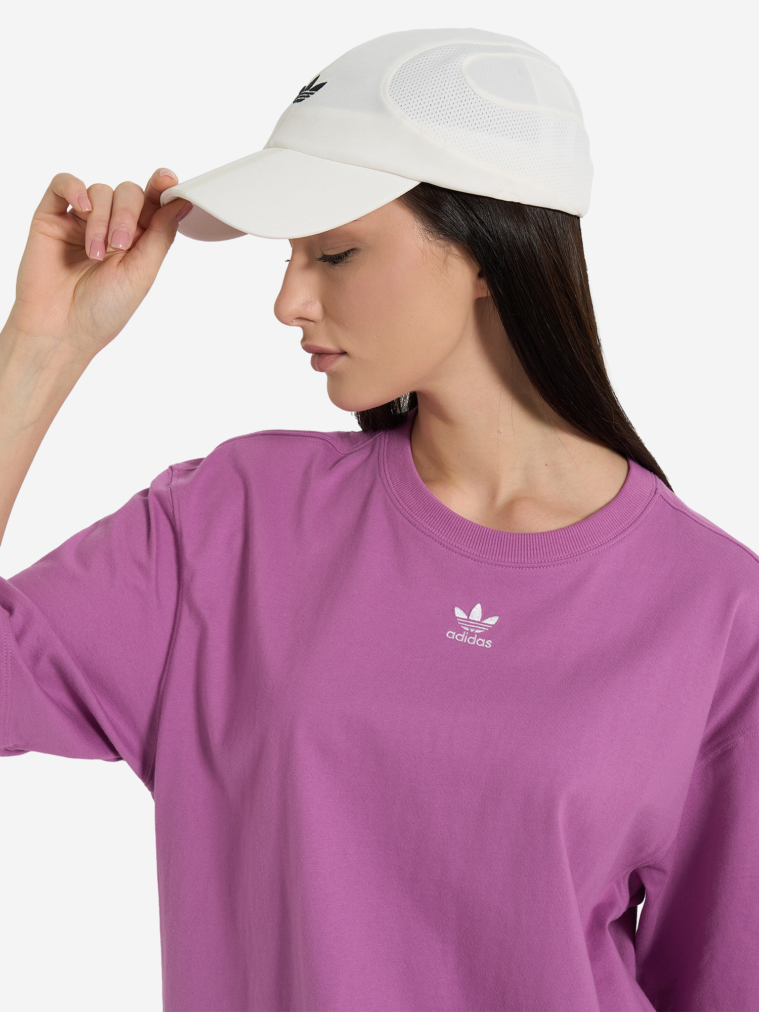 фото Бейсболка adidas, белый