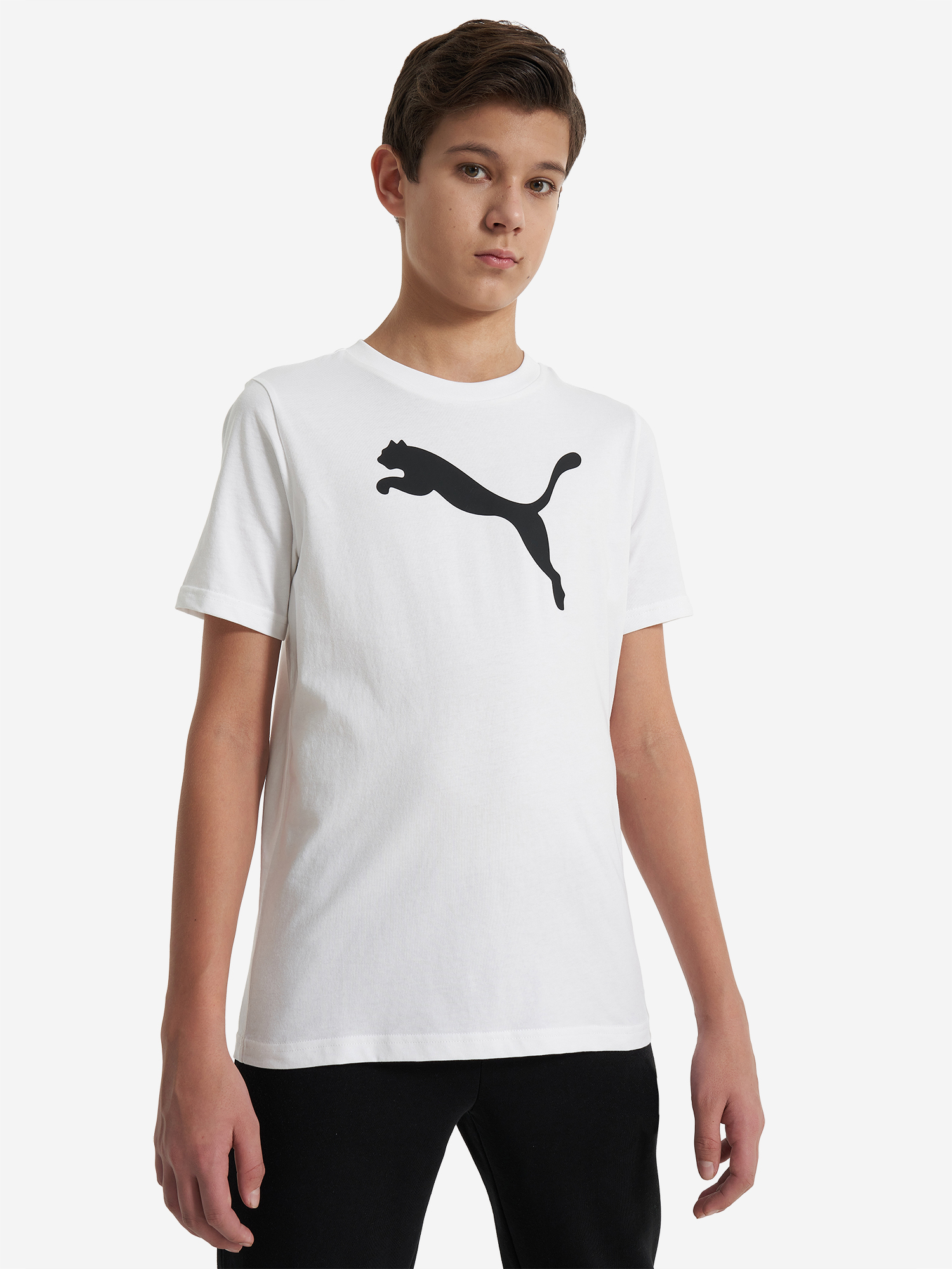 Футболка для мальчиков PUMA Cat Logo, Белый 2