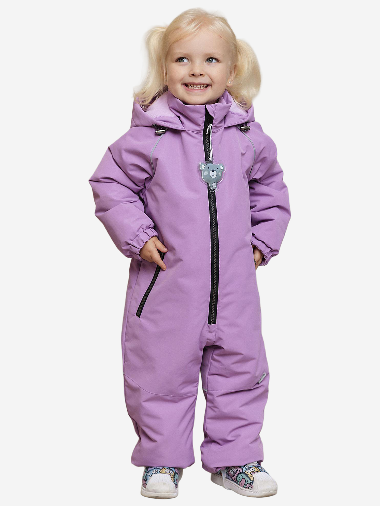 Изображение товара Комбинезон демисезонный для девочки batik Крис ежевичный мусс