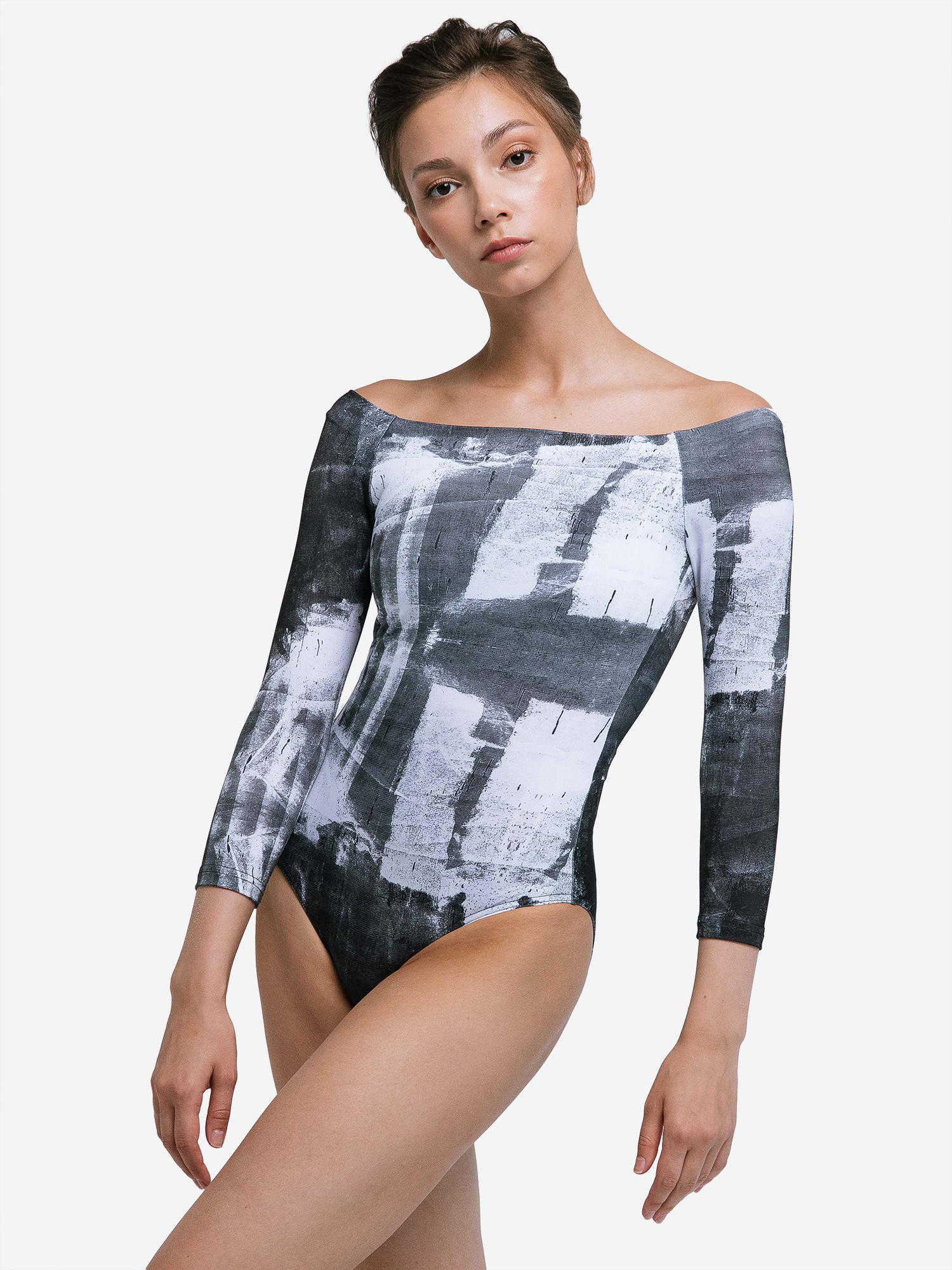 Изображение товара Купальник Zidans женский для гимнастики и спортивных танцев черный