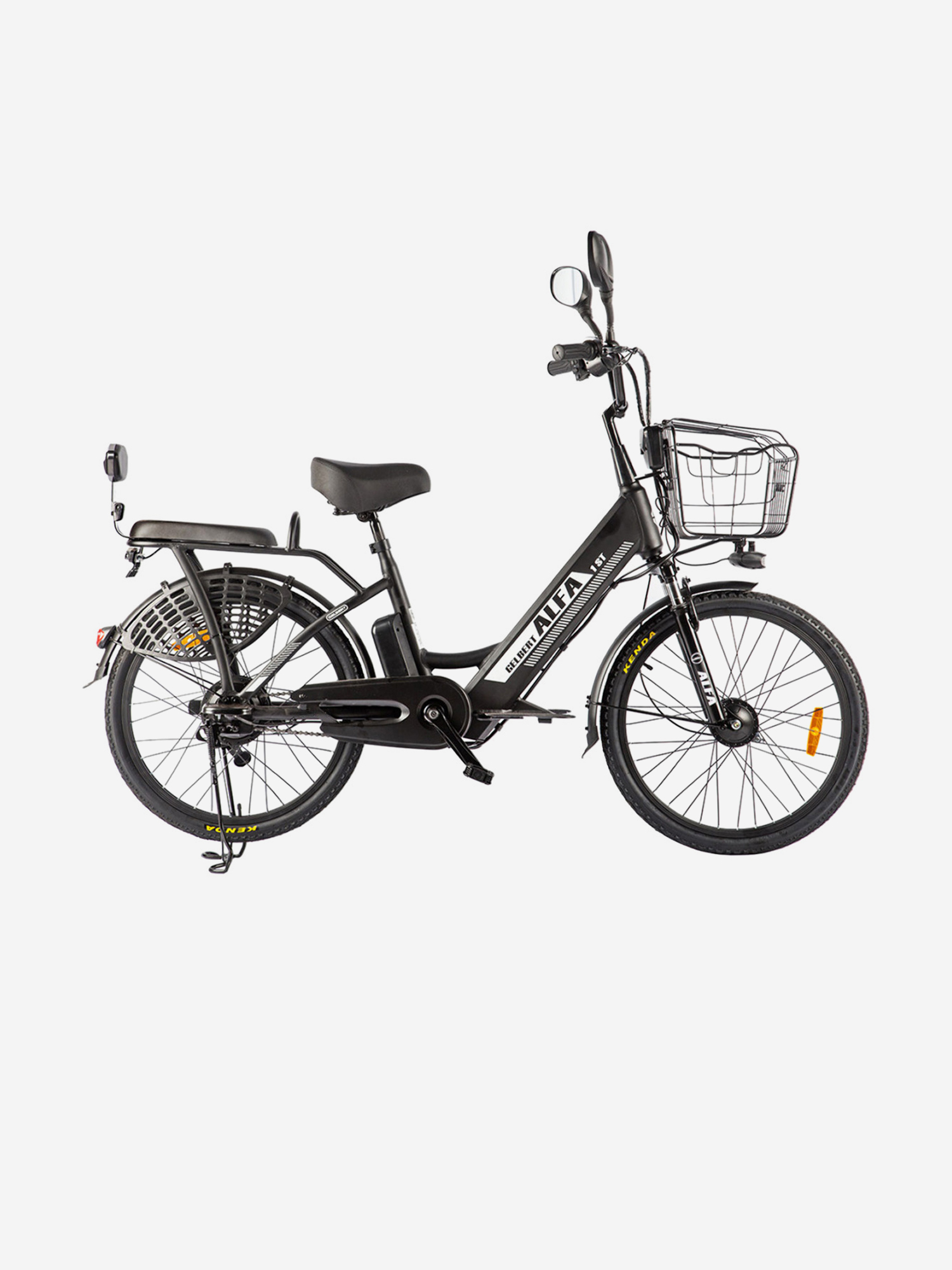 Изображение товара Электровелосипед Gelbert ALFA 1 ST Черный для взрослых и активного отдыха