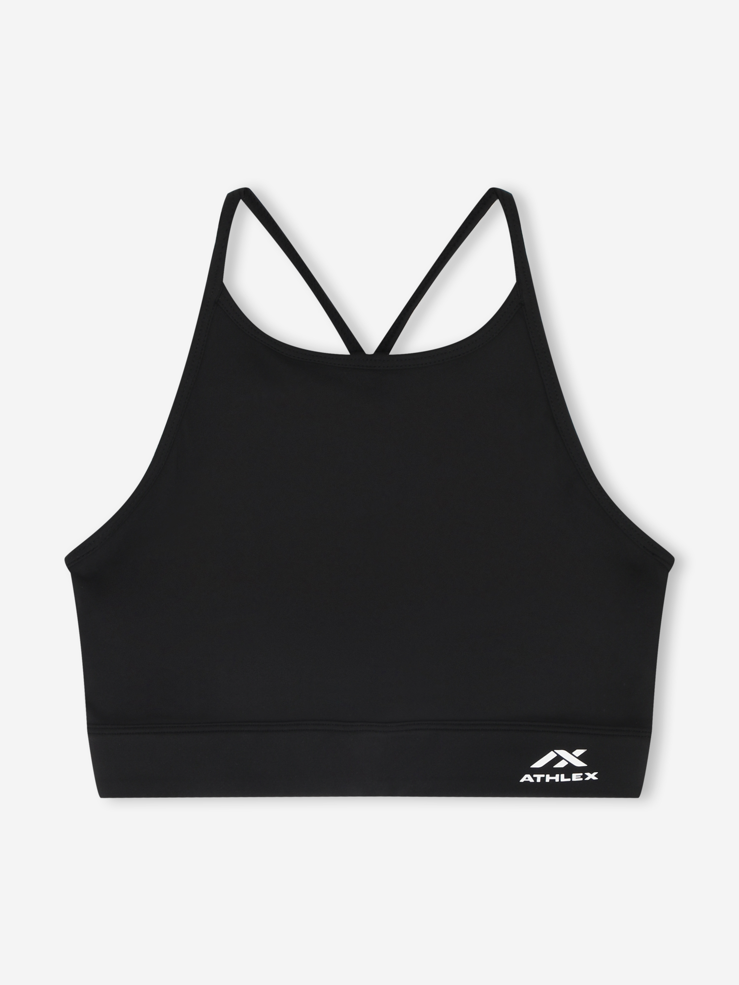 Топ бра спортивный Athlex, черный, арт. 33843