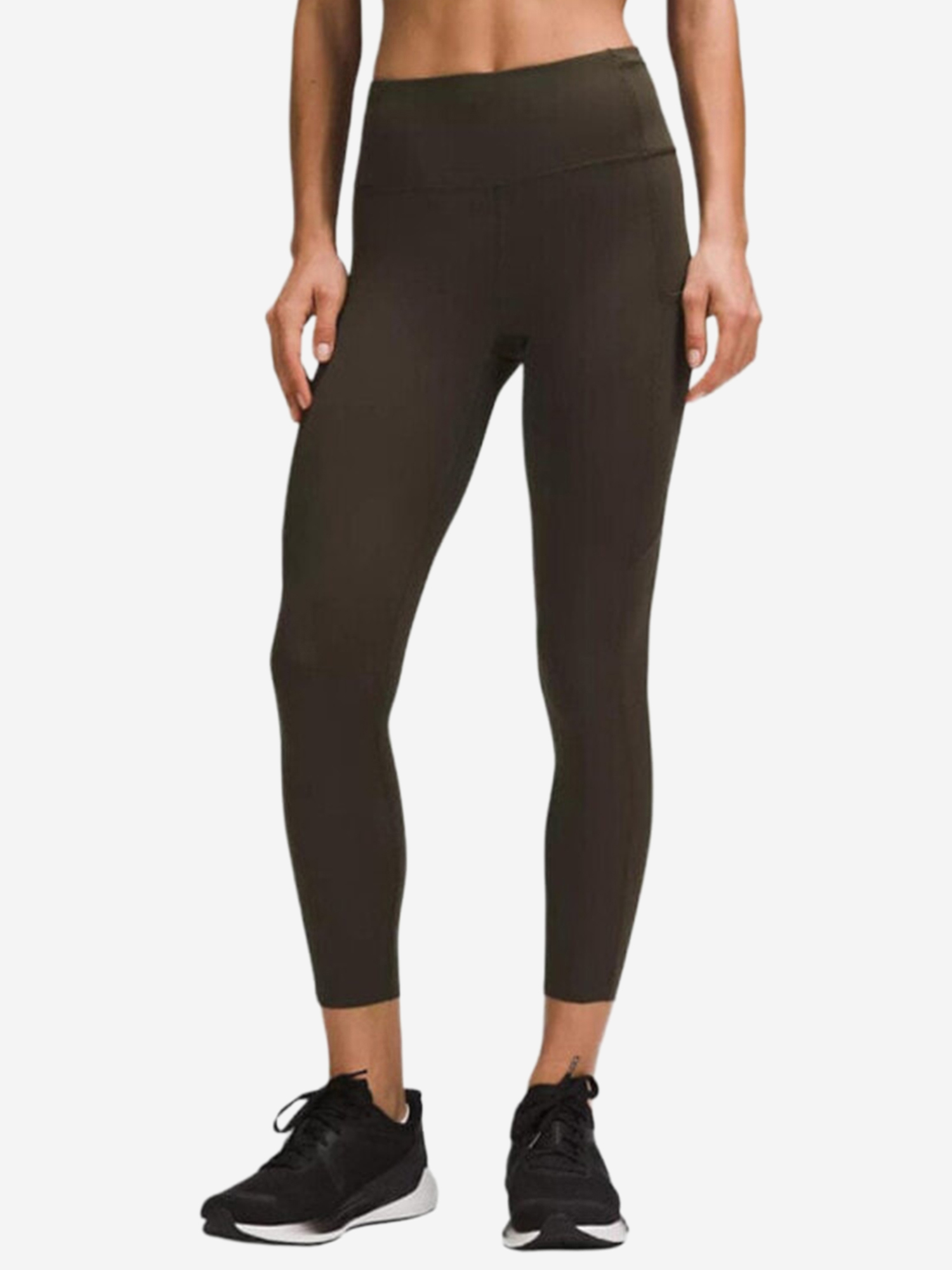 Изображение товара Легинсы Lululemon Fast And Free Nulu Fabric Leggings 25', Оливковый