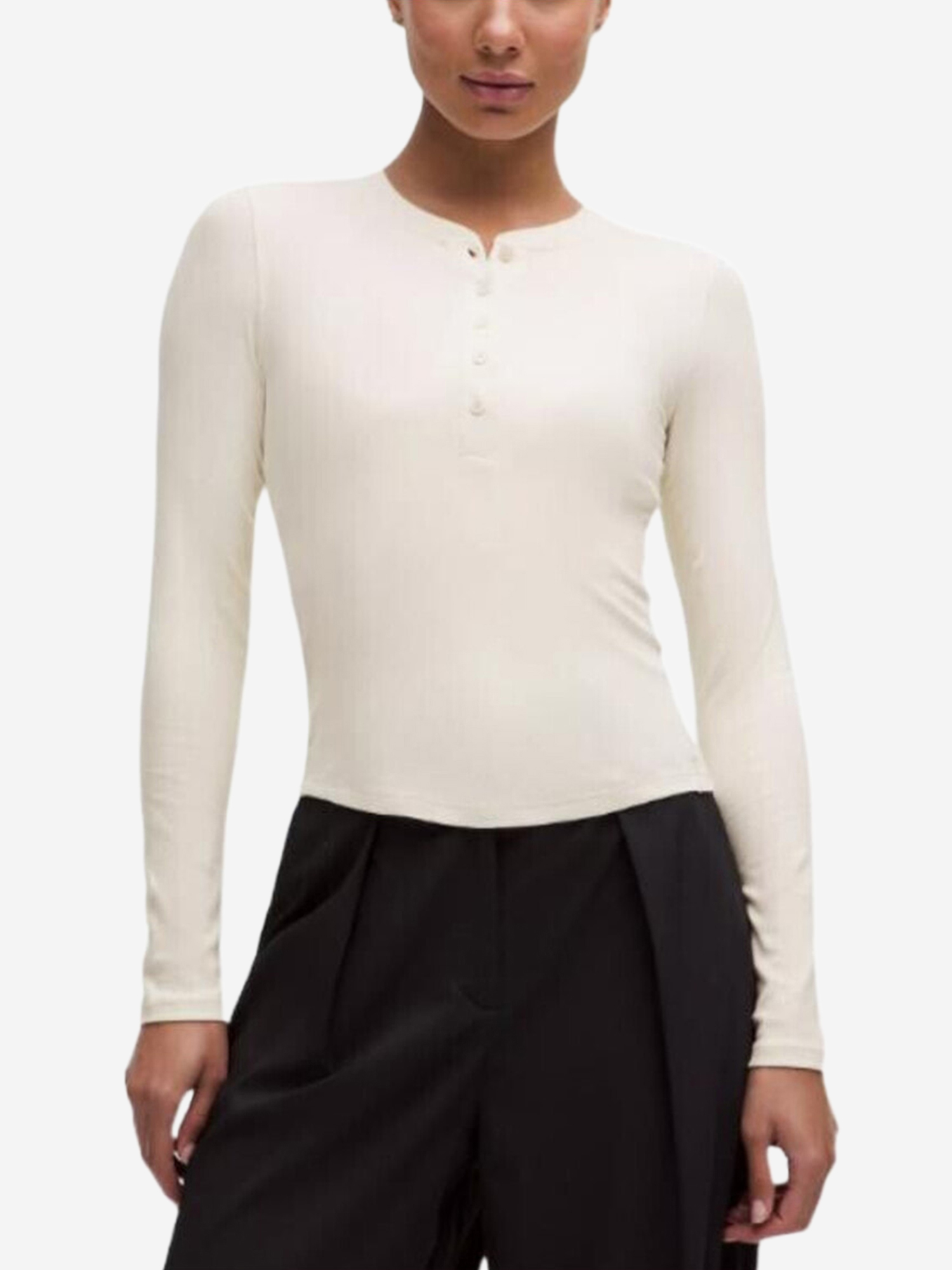 Изображение товара Футболка для спорта Lululemon белая женская LW3HN3SDESTL5O-IVORY Изображение товара Футболка для спорта Lululemon белая женская LW3HN3SDESTL5O-IVORY