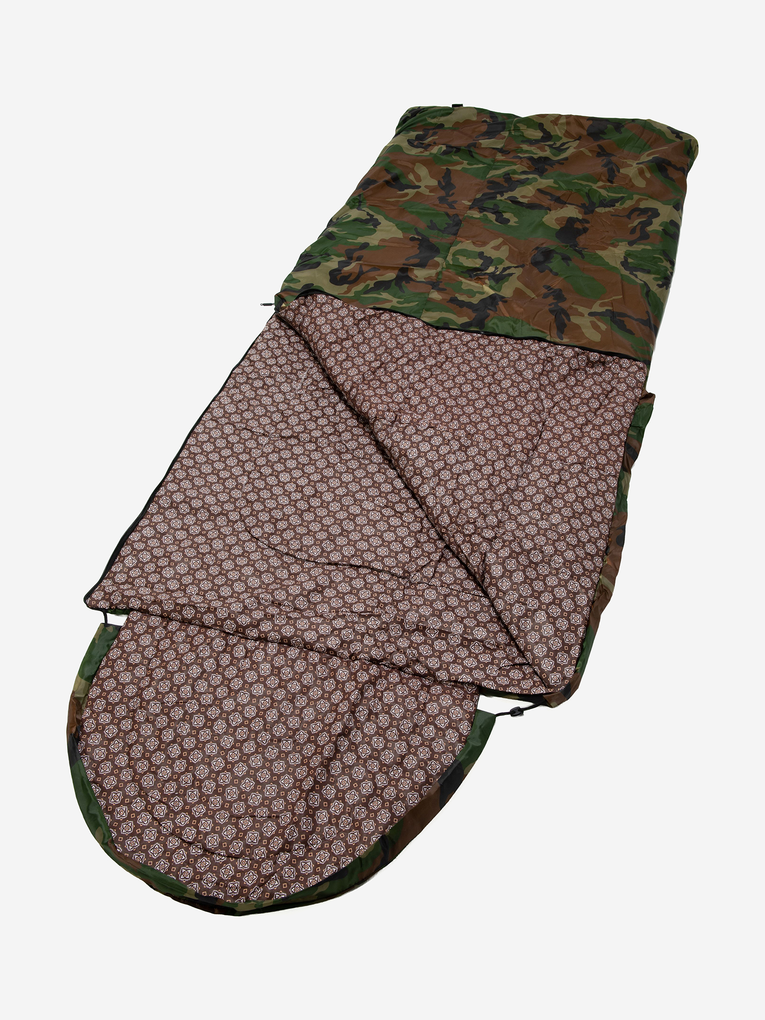 Изображение товара Спальный мешок Huntsman Аляска зимний утепленный для охоты и рыбалки 245х80 см