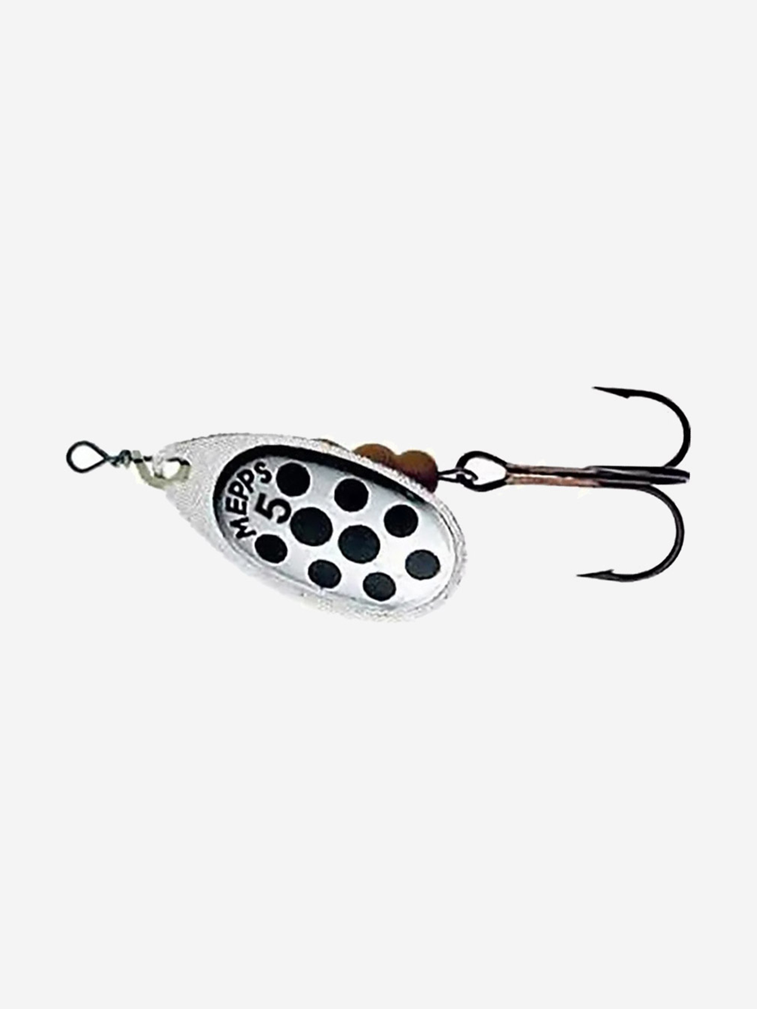 

Блесна для рыбалки вертушка Mepps AGLIA PTS, , SILVER/Black, 1 штука, Серебряный