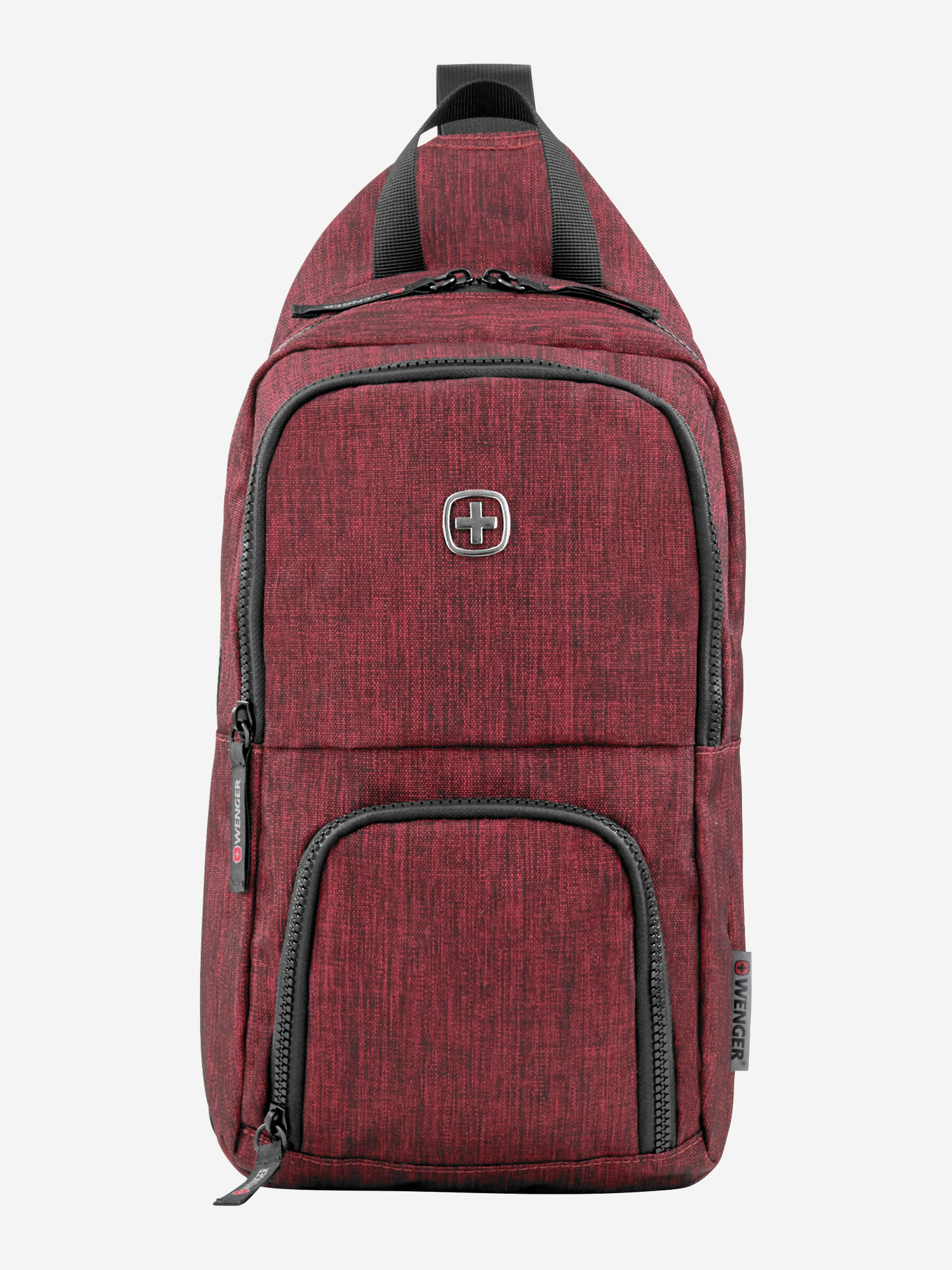 Изображение товара Рюкзак WENGER с одним плечевым ремнем, бордовый, полиэстер, 19 х 12 х 33 см, 8 л