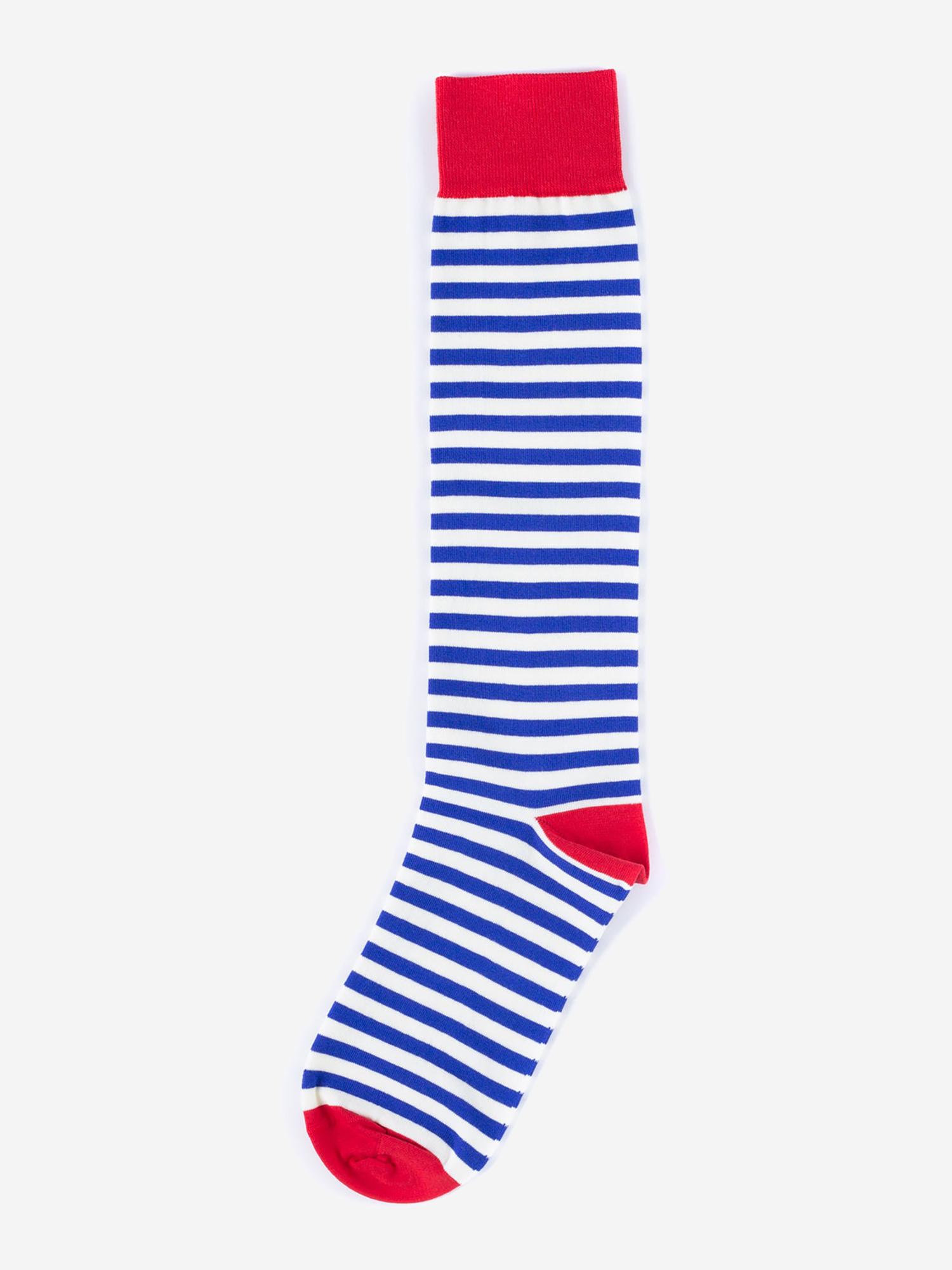 Гольфы в полоску Burning Heels - Stripes - Red/Blue, Синий короткие носки в полоску burning heels circle red blue оранжевый