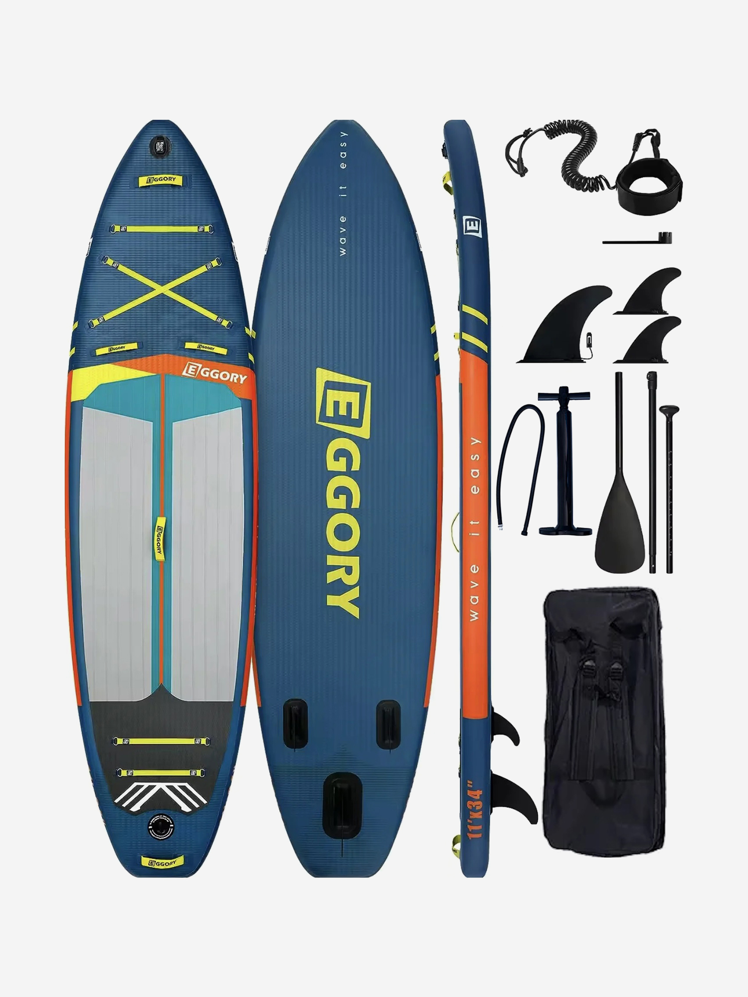 

SUP-доска EGGORY 11' ORANGE, Синий