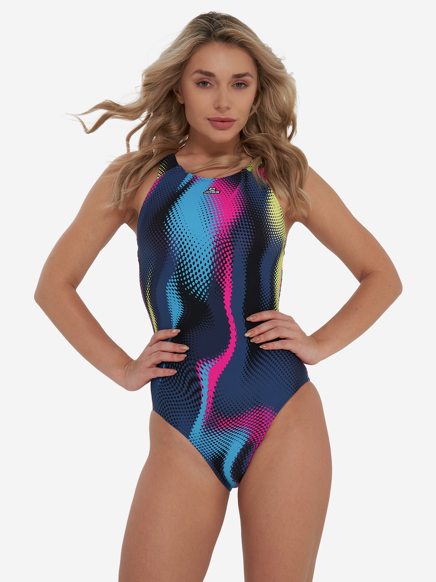 Изображение товара Женский слитный купальник Joss для плавания тренировочный мультицвет