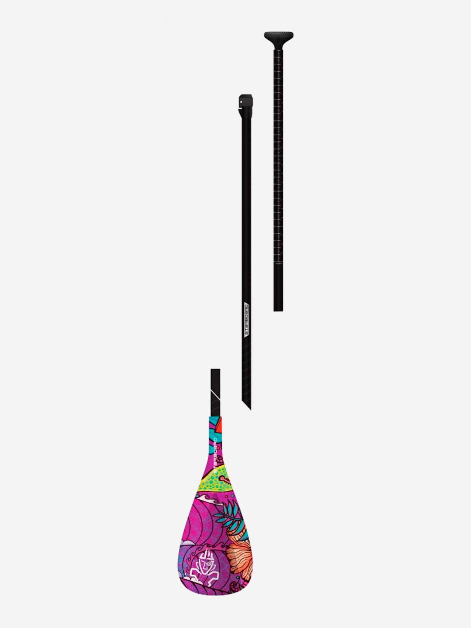 

Весло для SUP Starboard Enduro Tiki Tech Sun S40 размер M, карбоновое, 3-частное, лопасть стекловолокно, Мультицвет