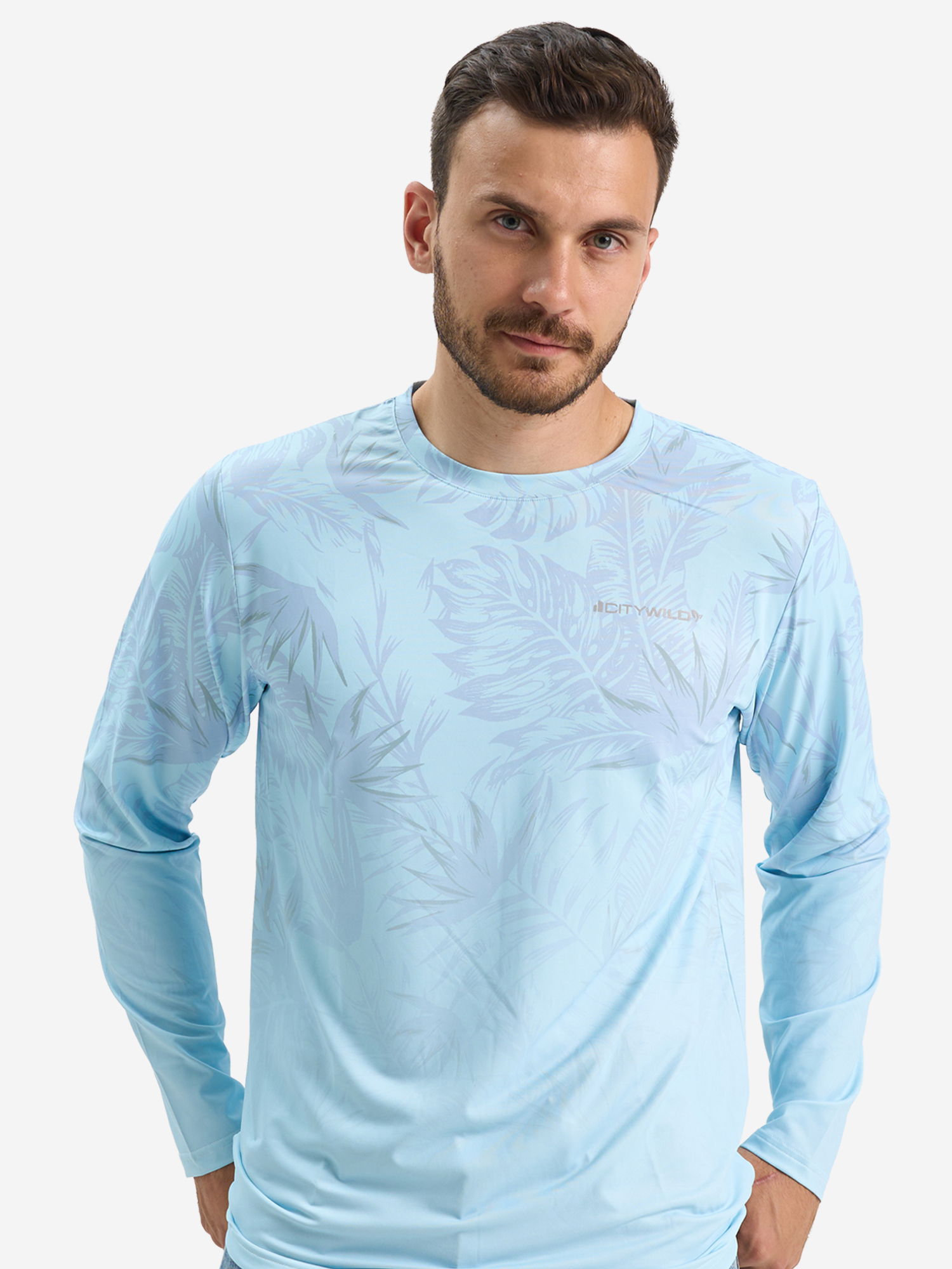 Изображение товара Лонгслив солнцезащитный UPF50+ CityWild Asheboro для рыбалки Glacial Breeze