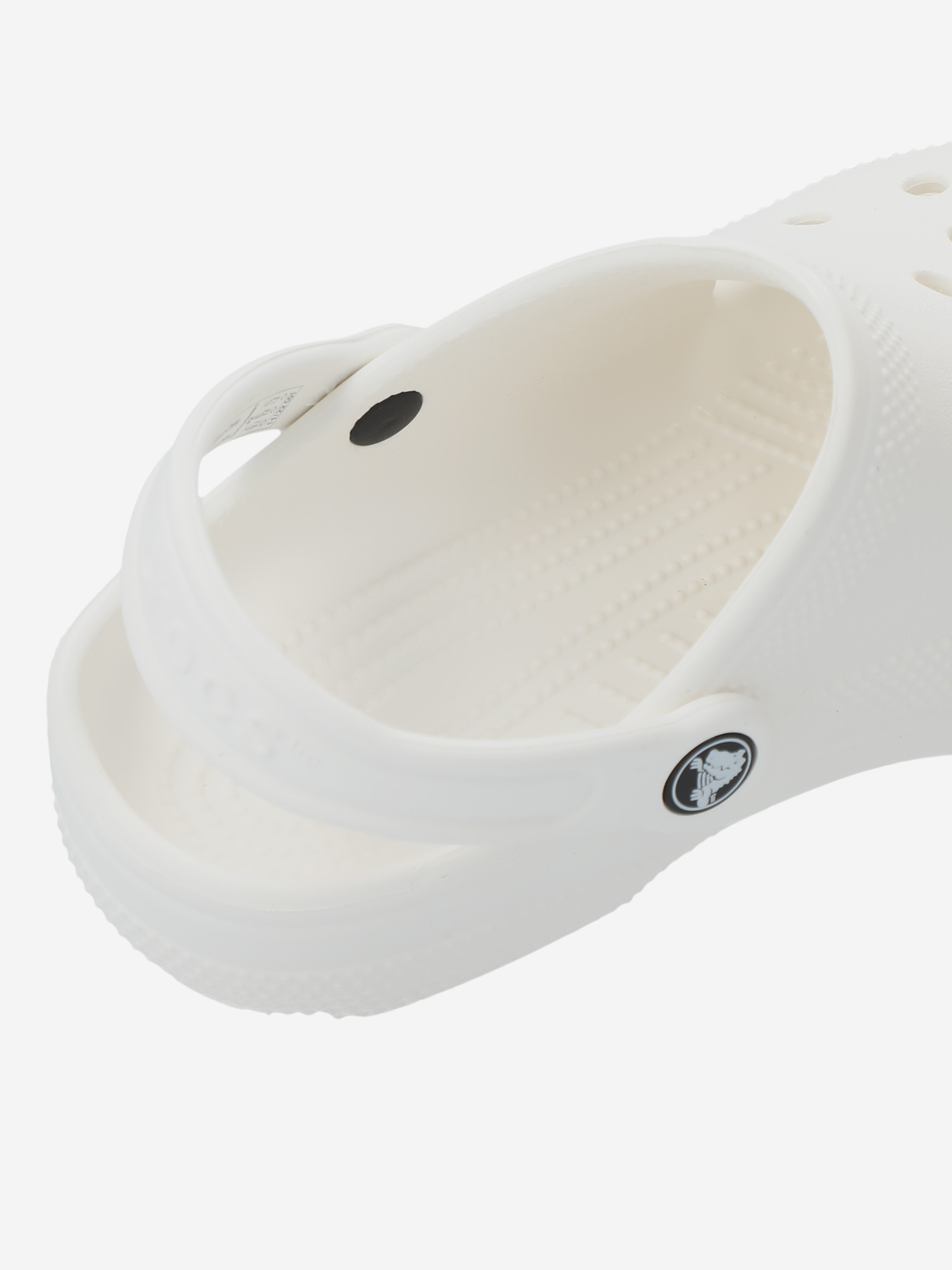 фото Сабо детские crocs classic clog k, белый