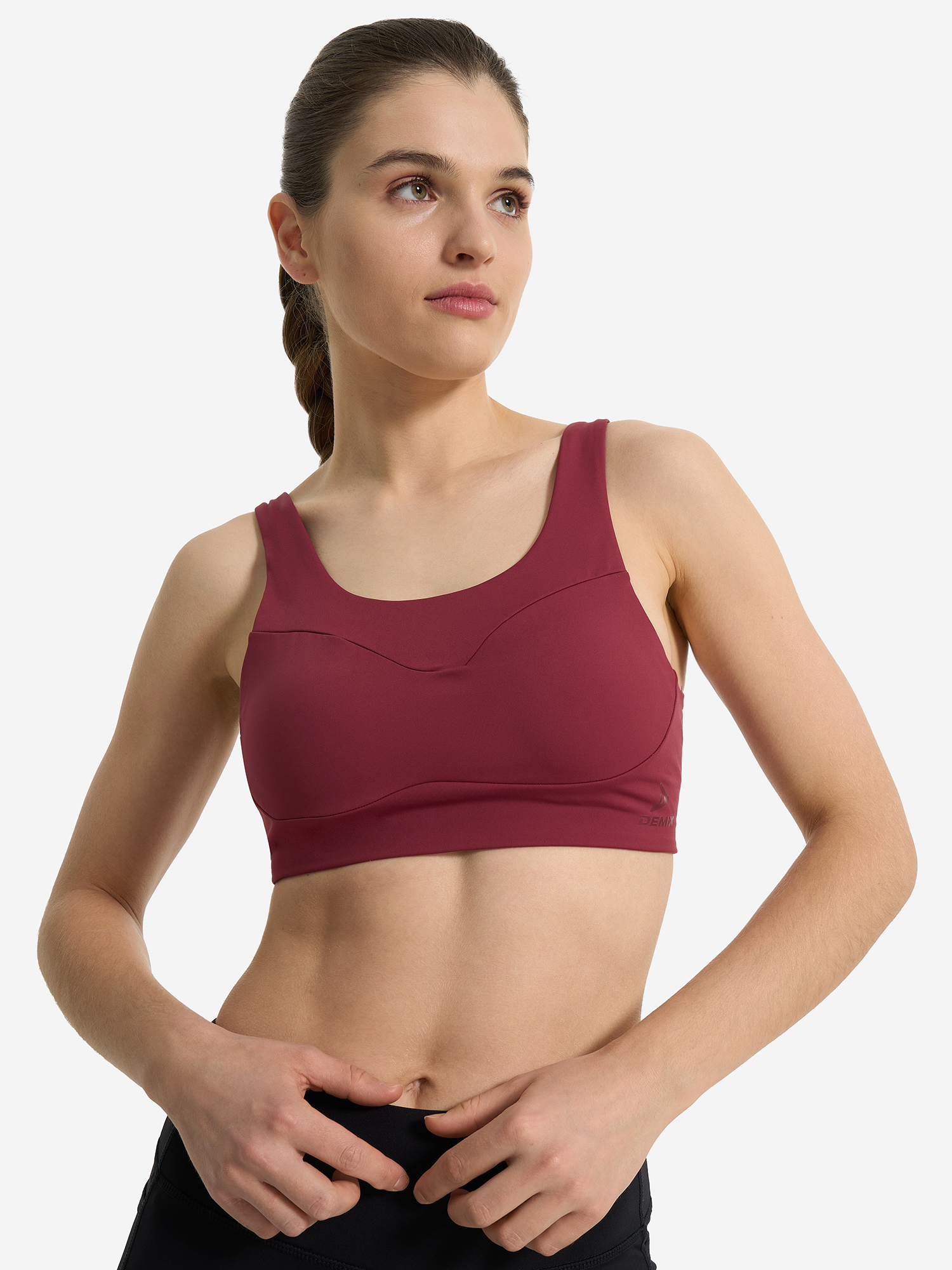 Изображение товара Топ бра спортивный Demix PowerMove Gym, Винный