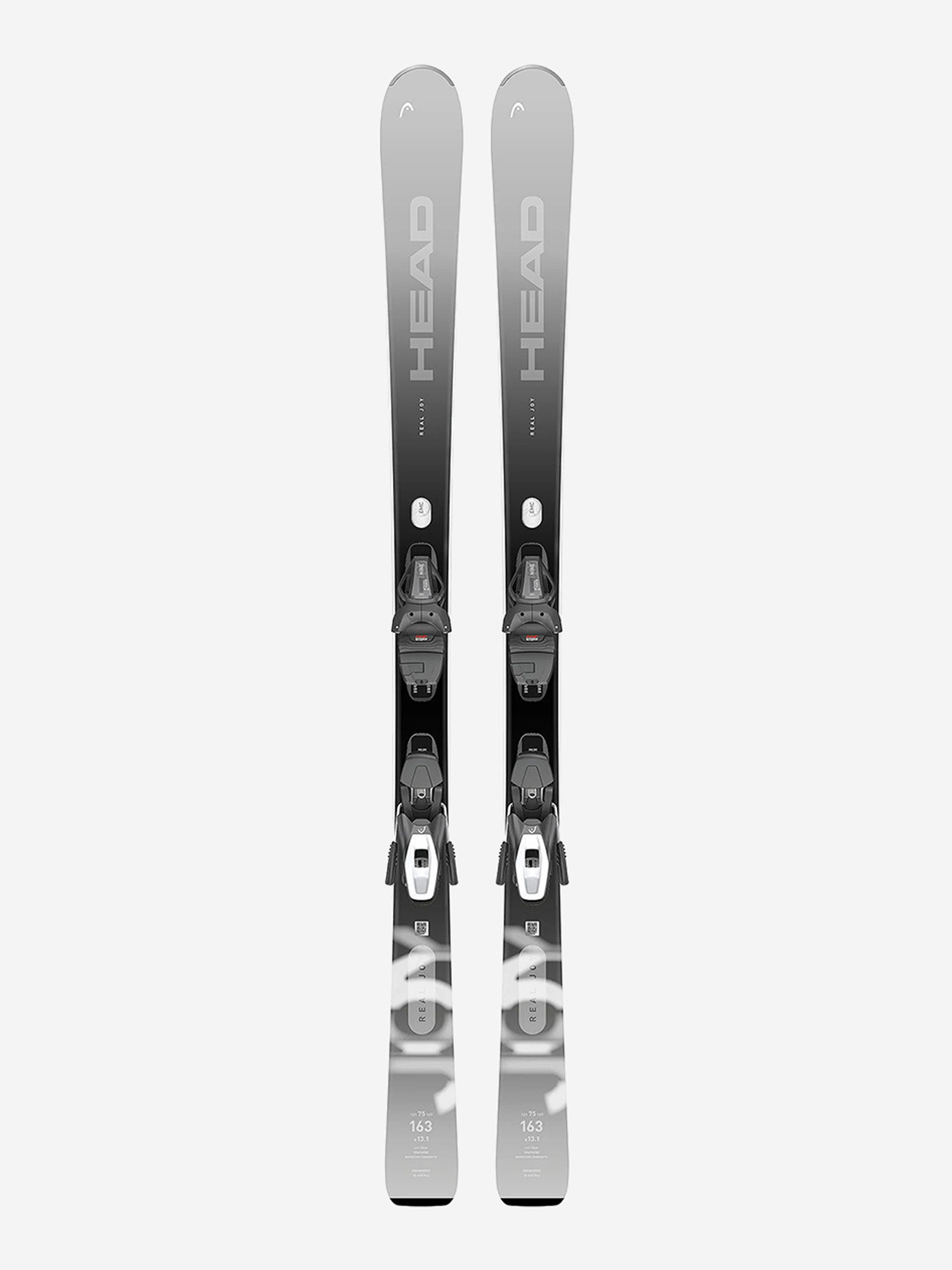 

Горные лыжи с креплениями Head e.Real Joy SLR + JOY 9 GW SLR 24/25, Серый