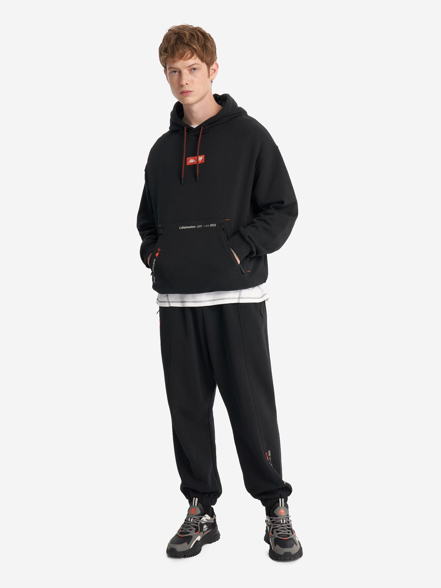 фото Худи kappa x virtus.pro, черный