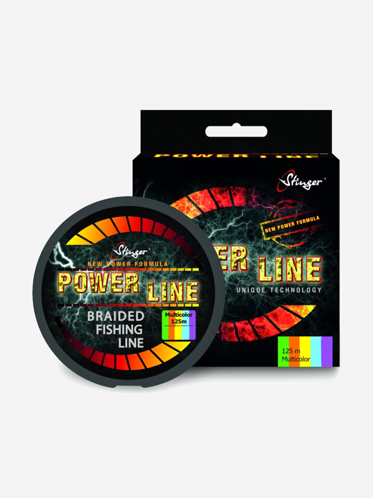 

Плетеный шнур Stinger PowerLine 125 m, Multicolor, 0,10mm, Мультицвет