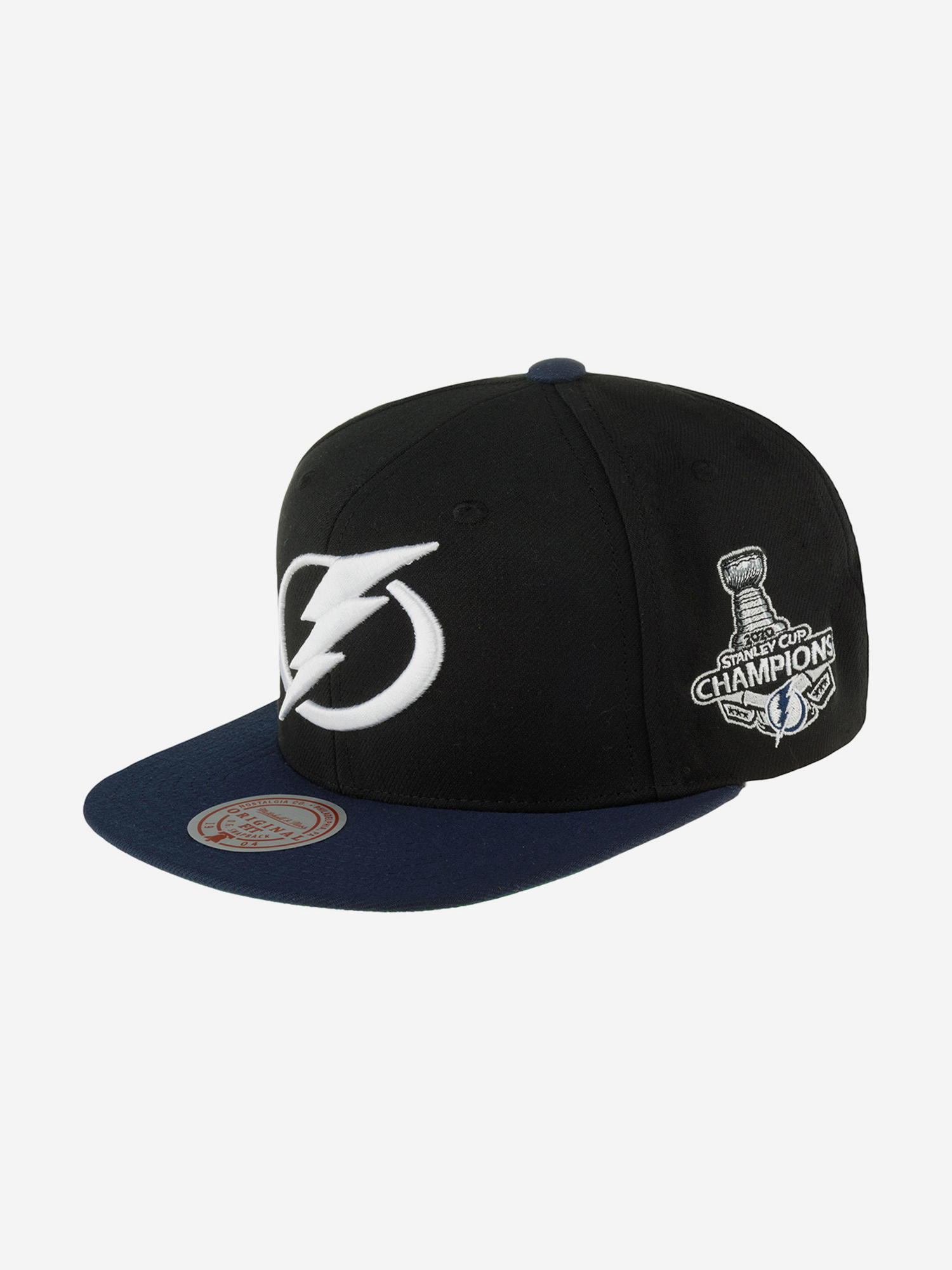 

Бейсболка с прямым козырьком MITCHELL NESS 6HSSLR22462-TBLBKNY Tampa Bay Lightning NHL (черный), Черный