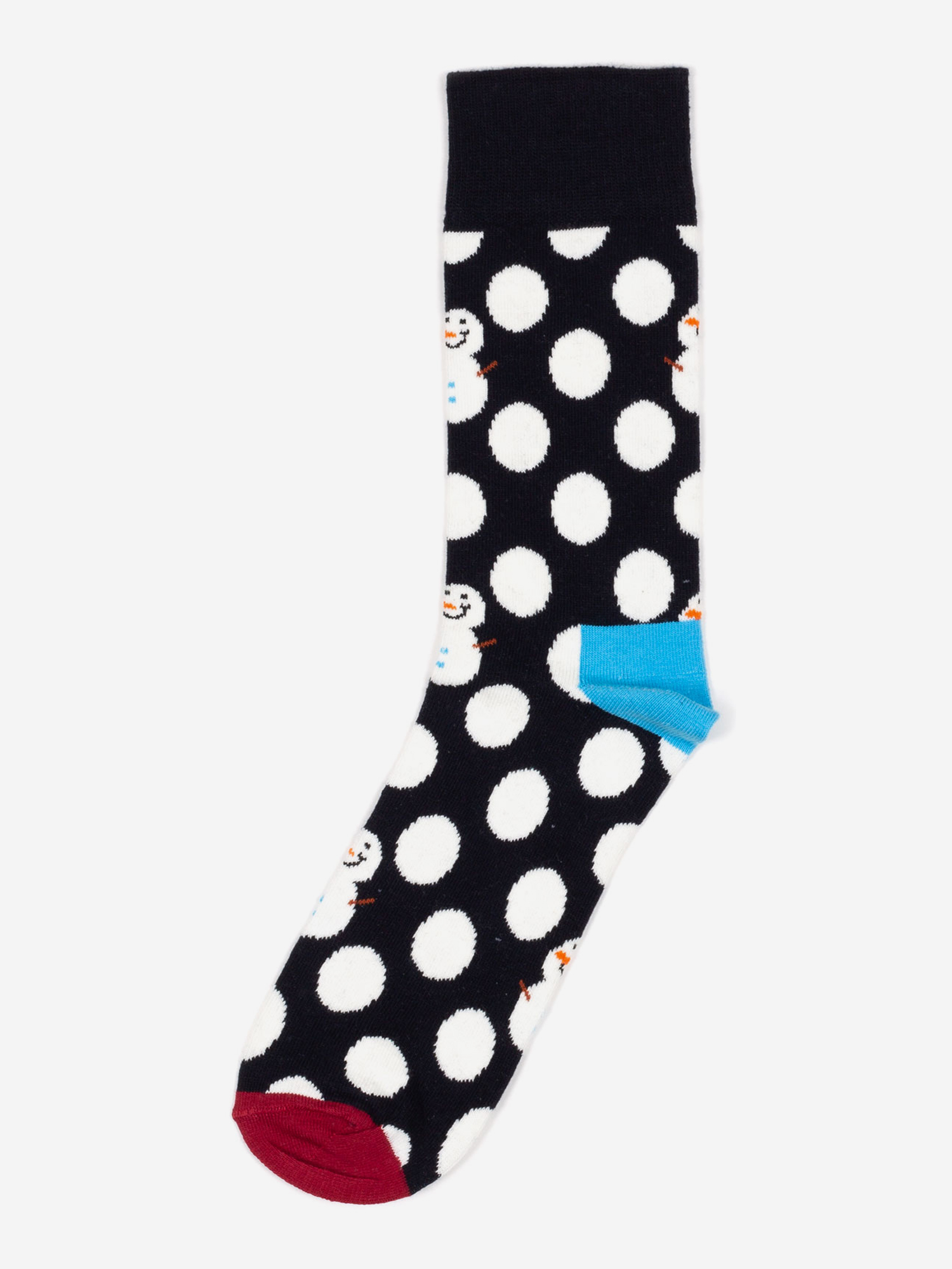 

Носки с рисунками Happy Socks, Bug Dot Snowman Black, Черный