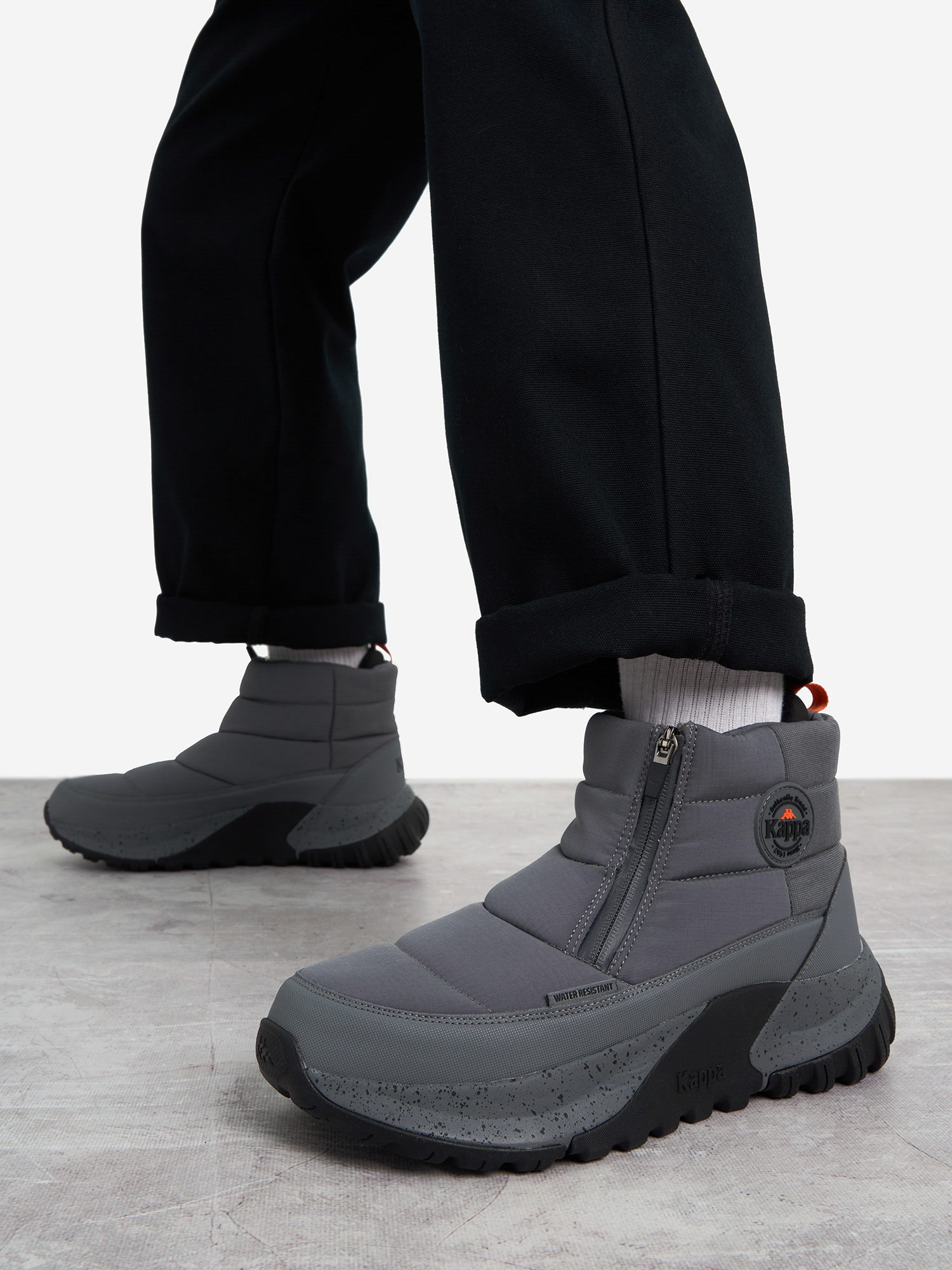 Изображение товара Мужские утепленные высокие кроссовки Kappa Giusto Zip Puffy для зимы