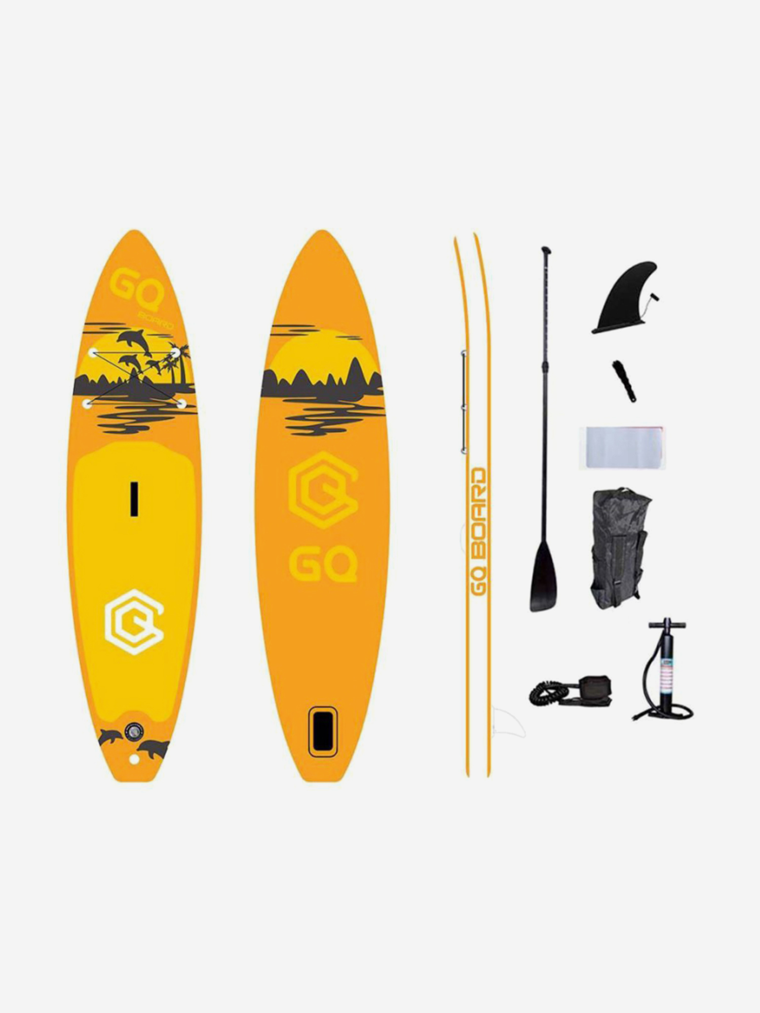 

SUP Board надувной GQ Sunset 11'0, Оранжевый