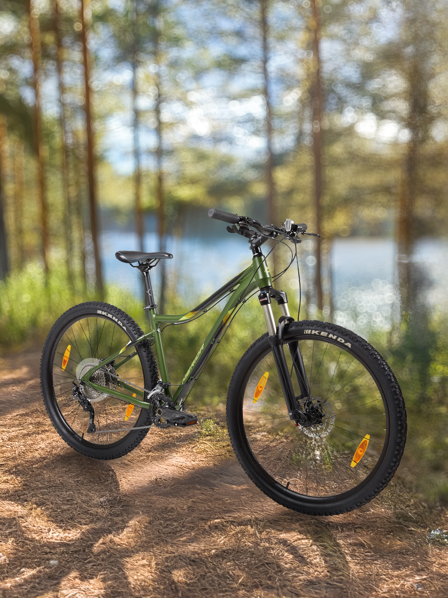 

Велосипед горный женский Merida Matts 7.80 27.5", Зеленый