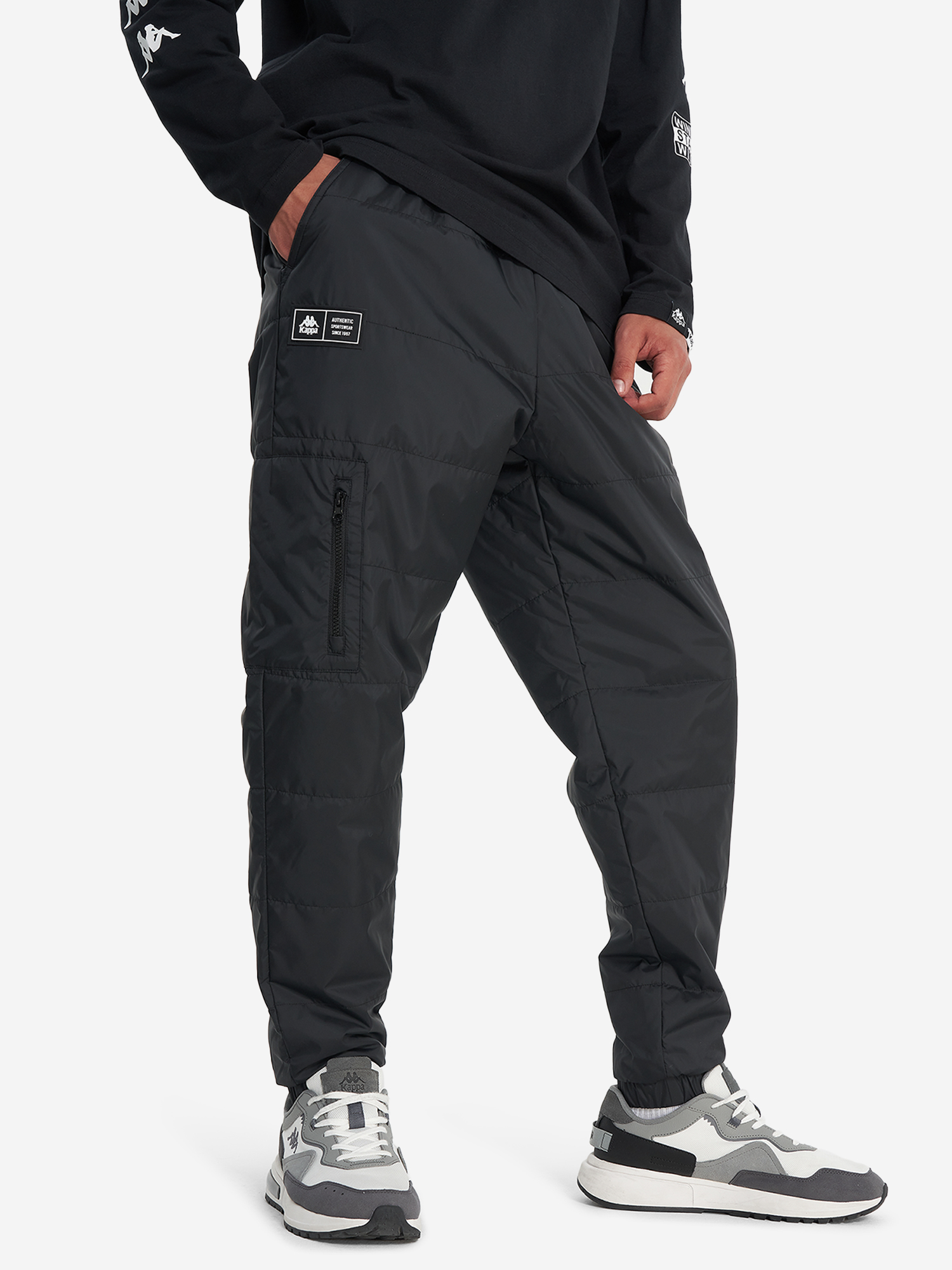 

Брюки утепленные мужские Kappa, Черный