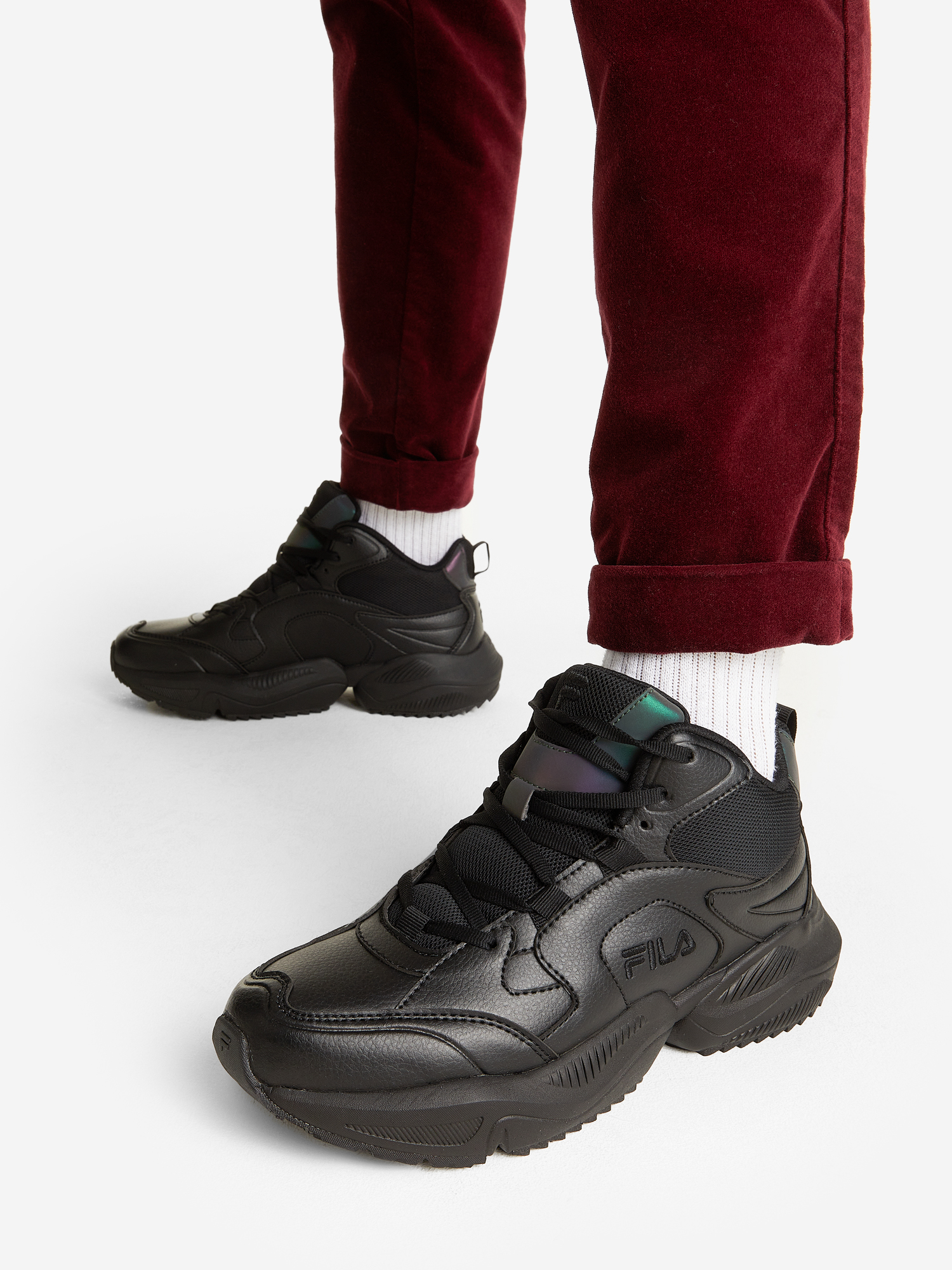 

Кроссовки женские FILA Virginia Mid WNTR W, Черный