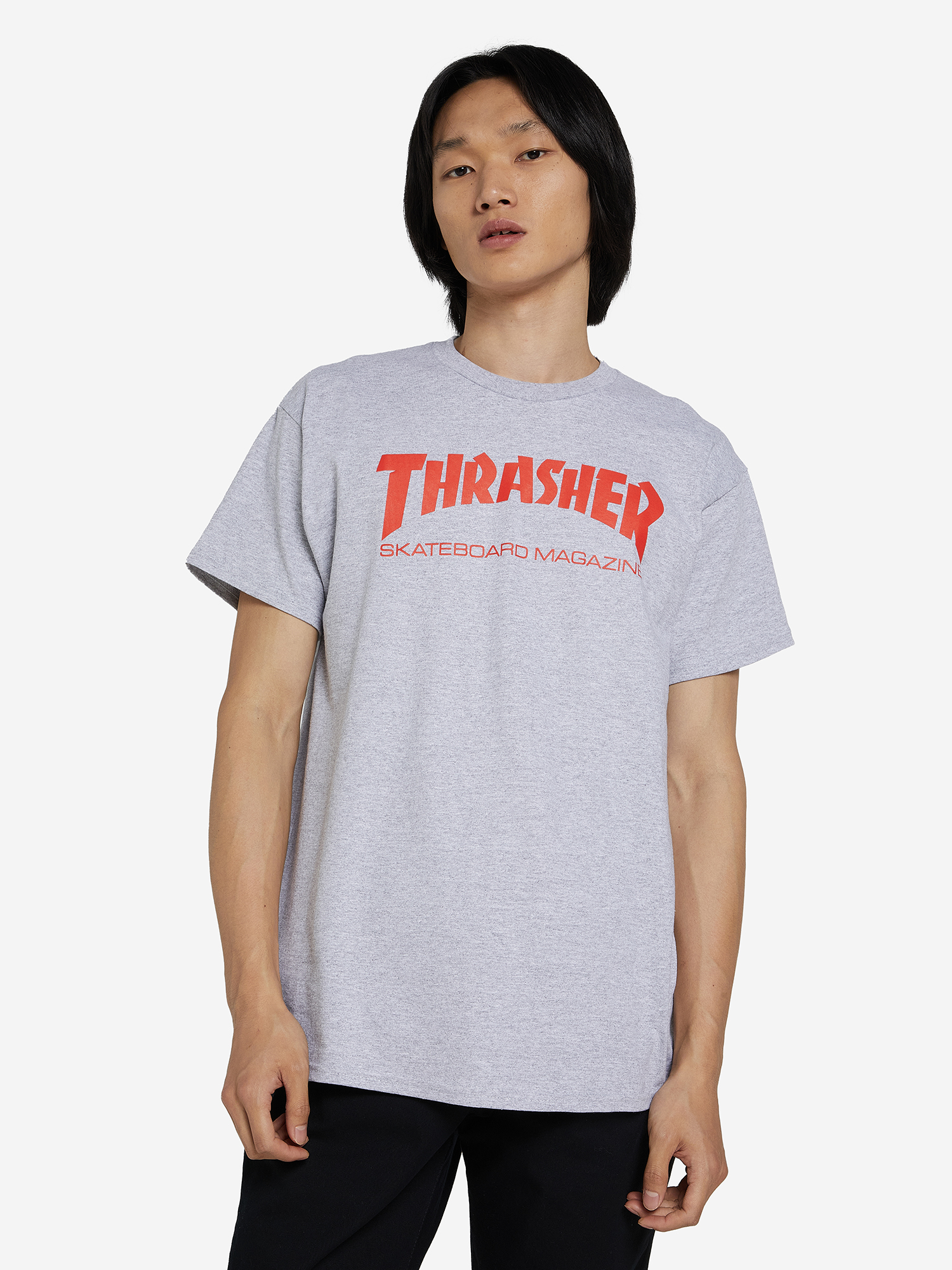 Футболка мужская Thrasher Skate Mag, Серый 311027TRR-GREY, размер RUS 50-52