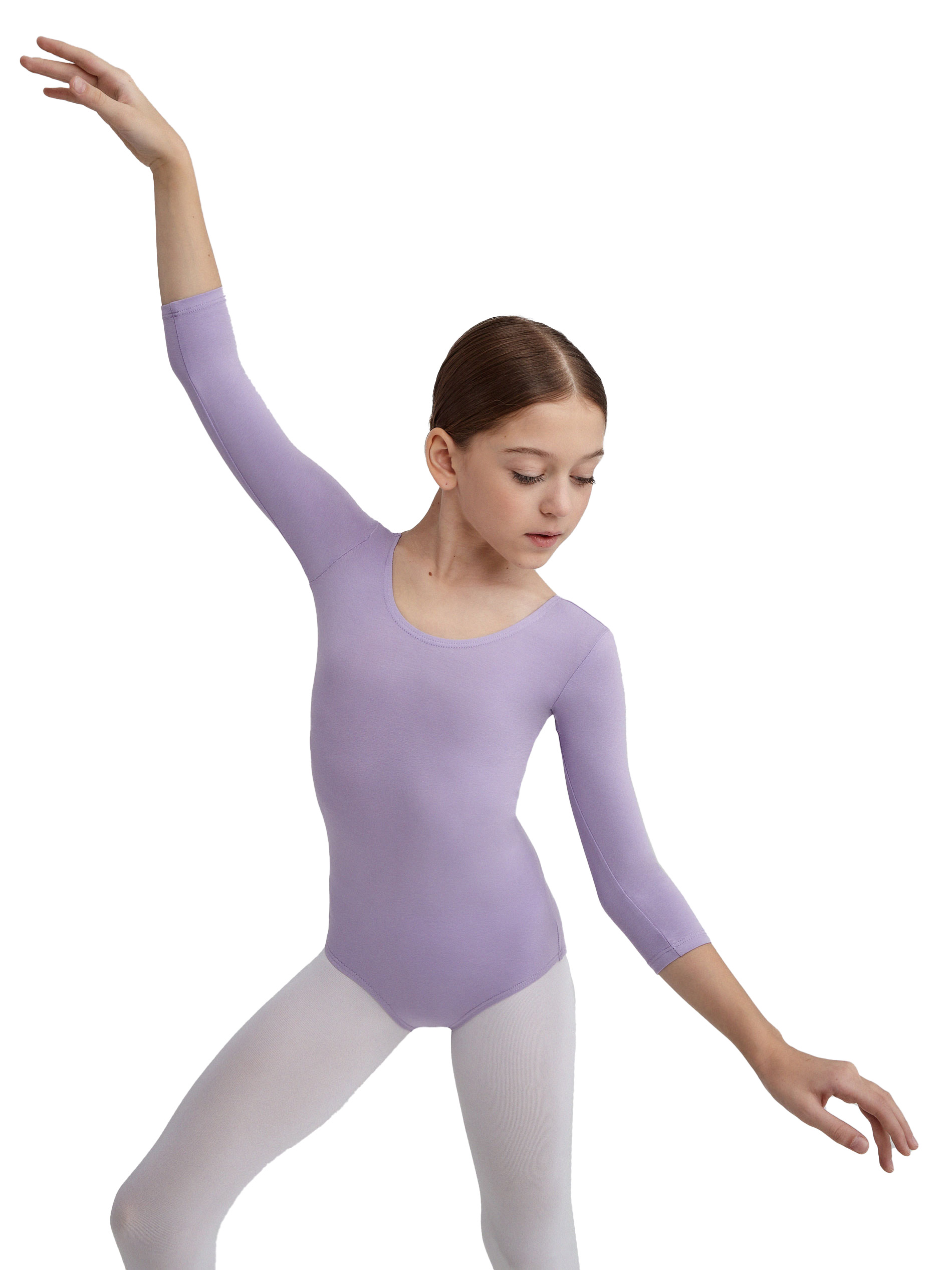 Купальник гимнастический Belkina без юбки для танцев и тренировок, Фиолетовый комбинезон спортивный belkina для тренировок красный