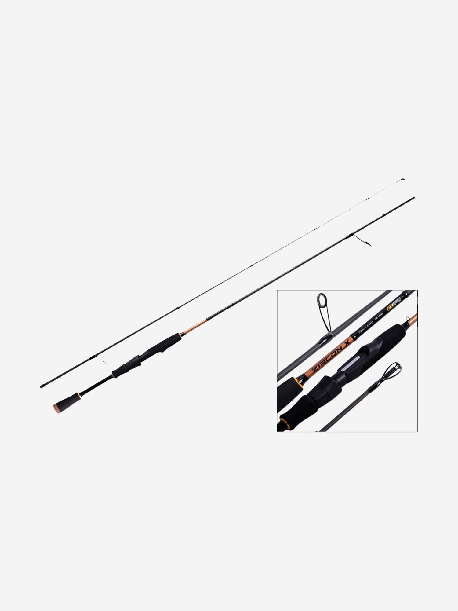 

Спиннинг Maximus ZIRCON-X TW 21M 2,1m 7-35g, Черный