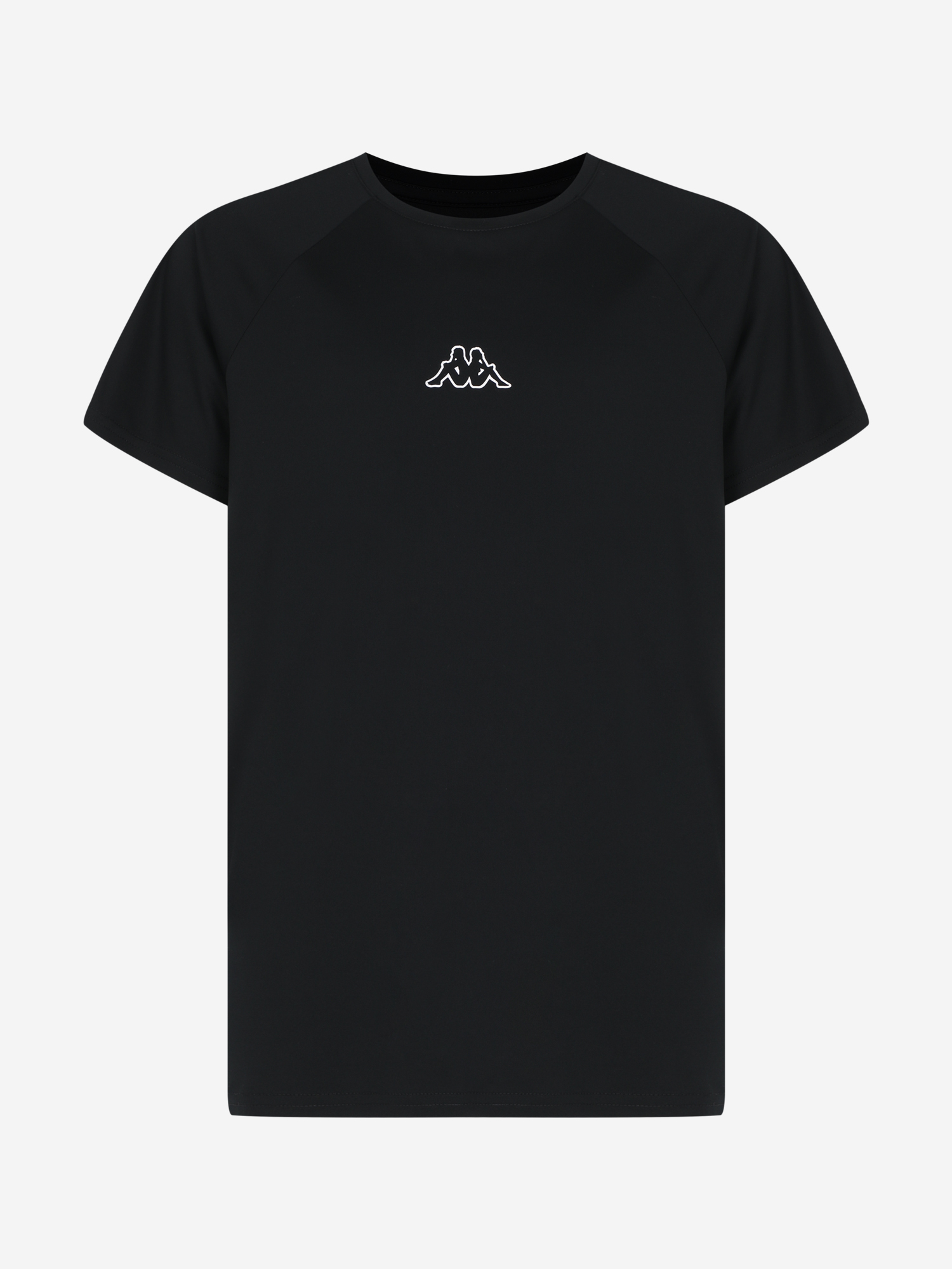 Изображение товара Футболка для мальчиков Kappa черного цвета с логотипом