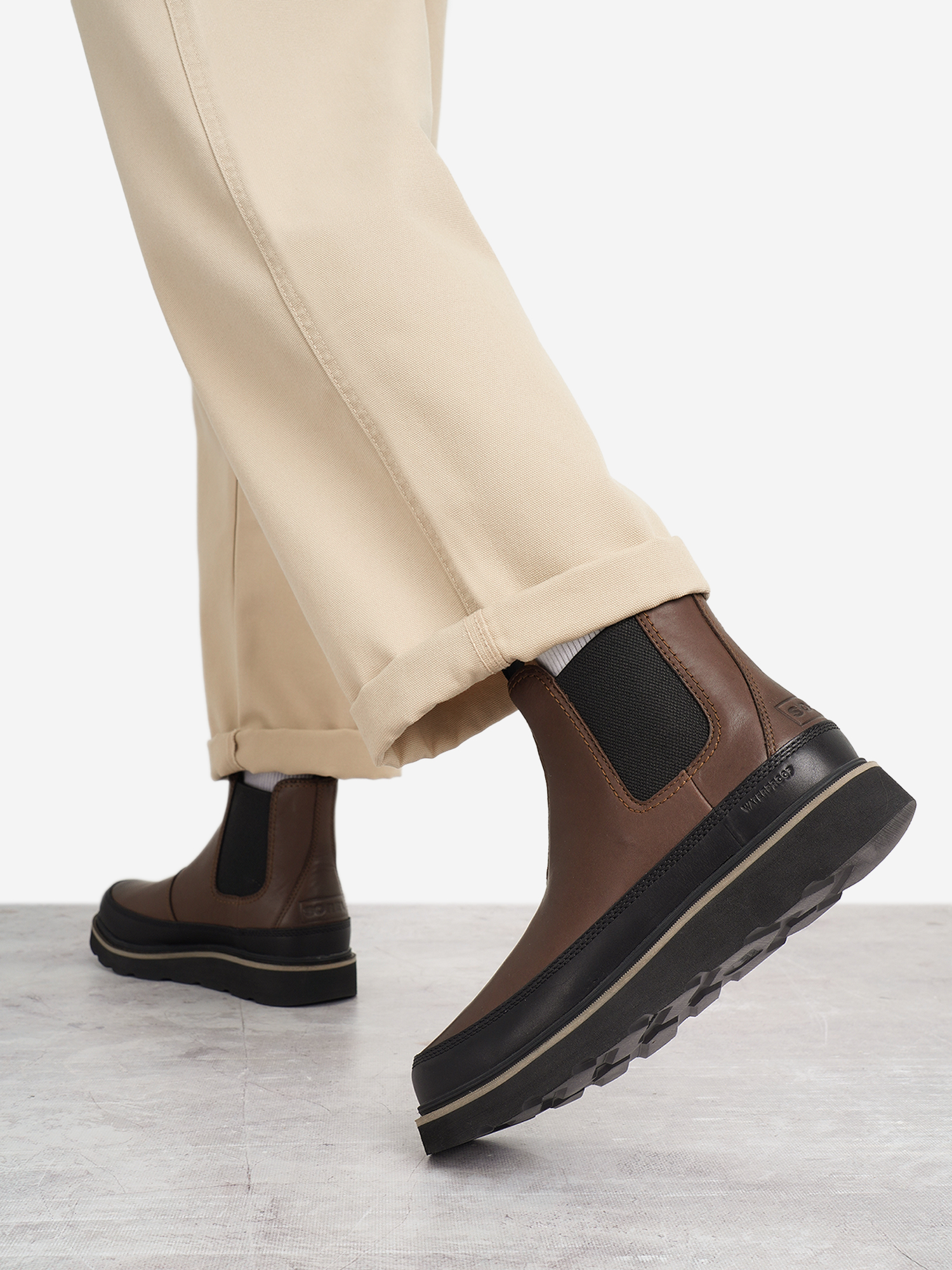 Ботинки Sorel Slabtown 62'™ Chelsea Wp, коричневый, арт. 26454