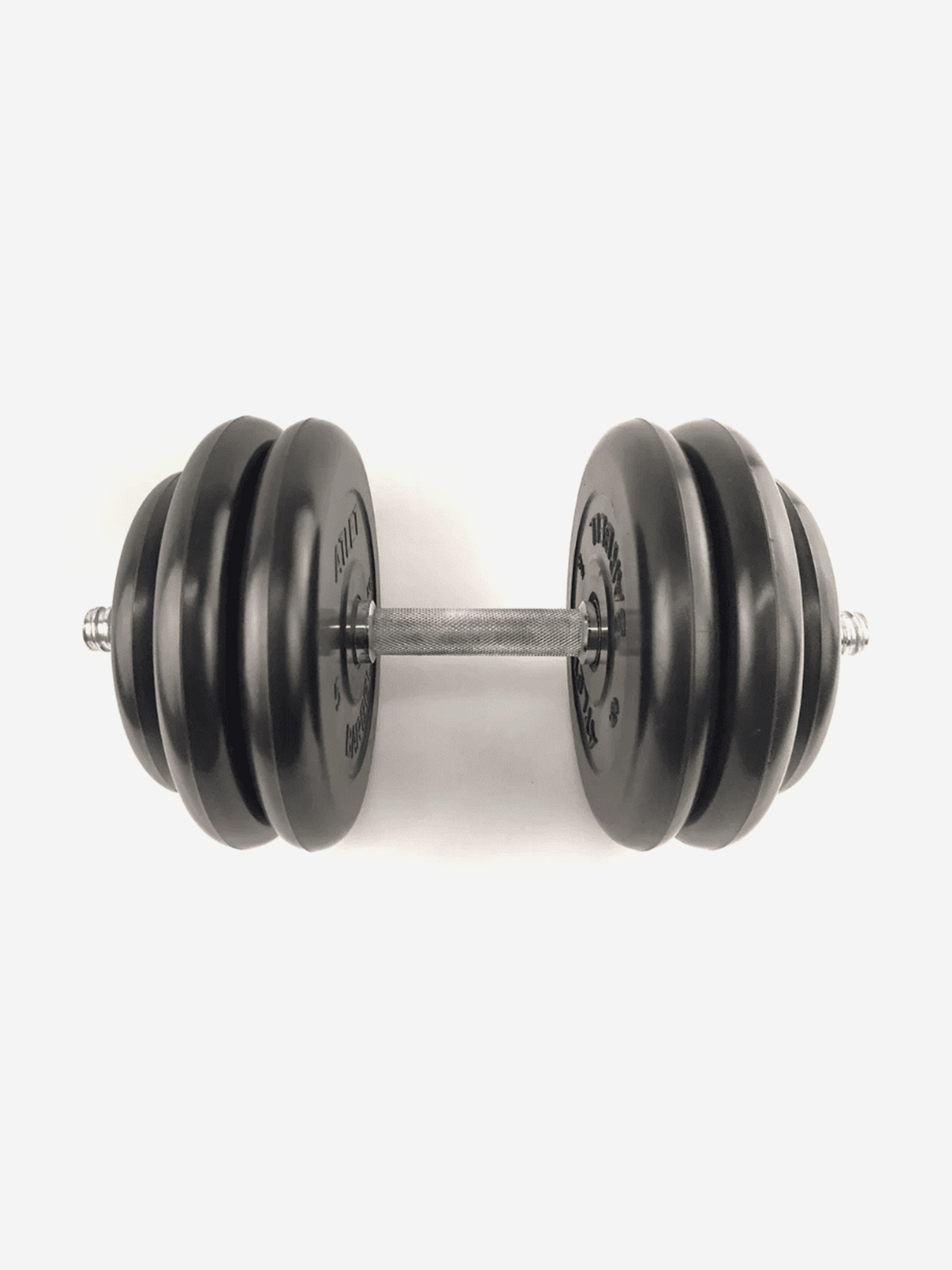 

Гантели разборные BARBELL ATLET 1 по 26.5 кг (хромированный гриф), Черный