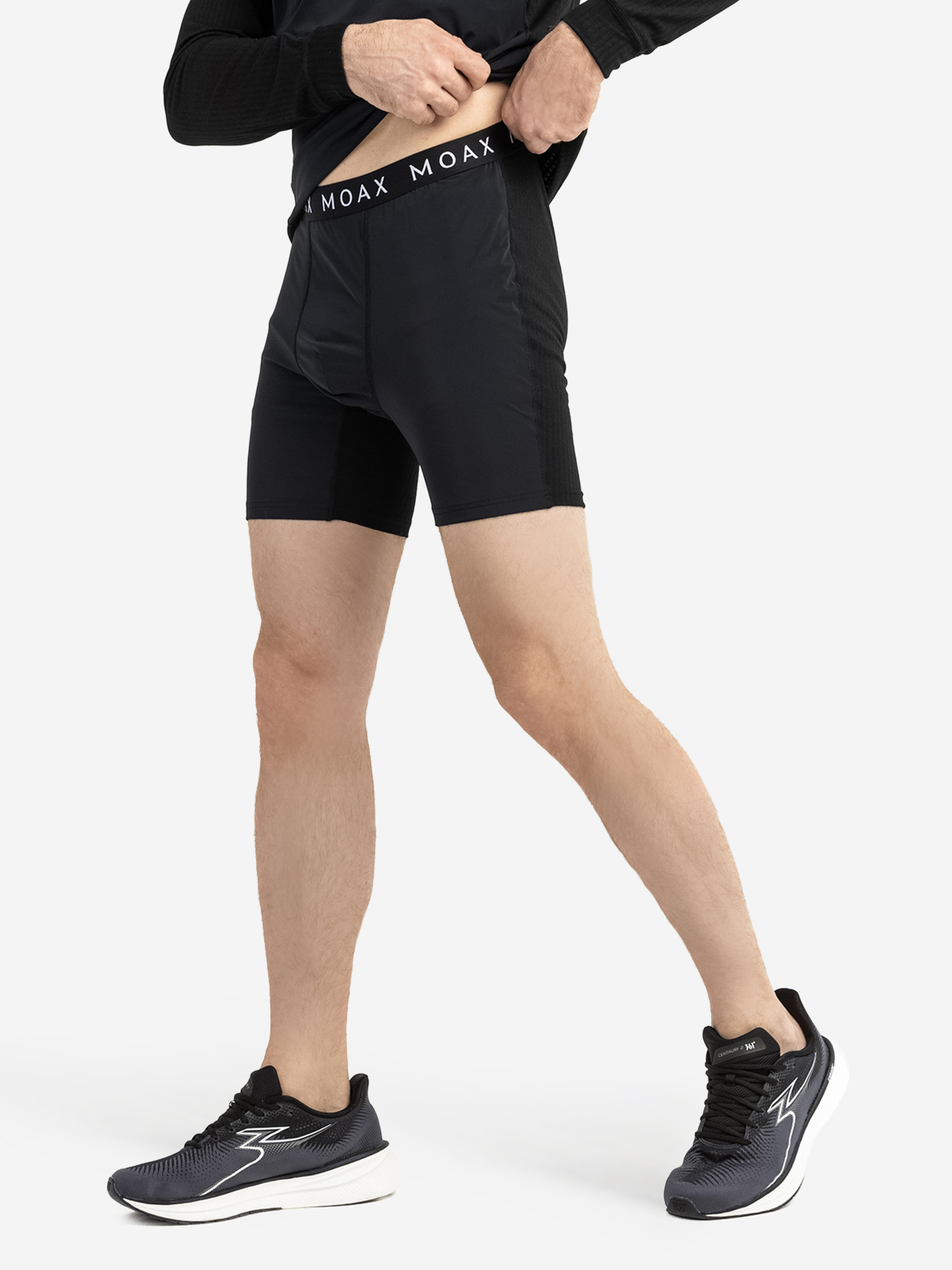 

Термотрусы мужские Moaxsport Race Wind, Черный