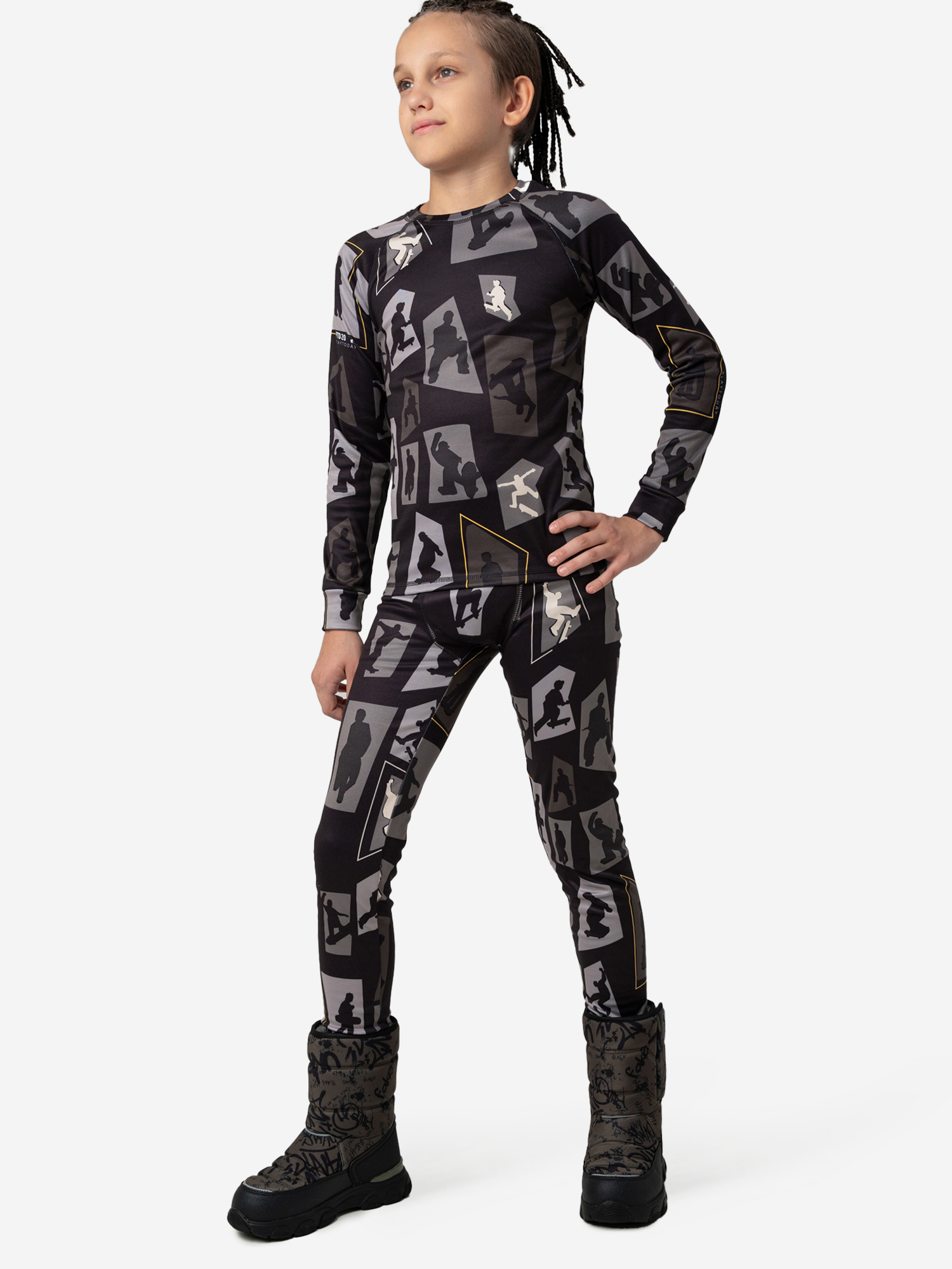 Изображение товара Термокомплект для мальчиков PlayToday теплоизоляция до -20°C горные лыжи походы