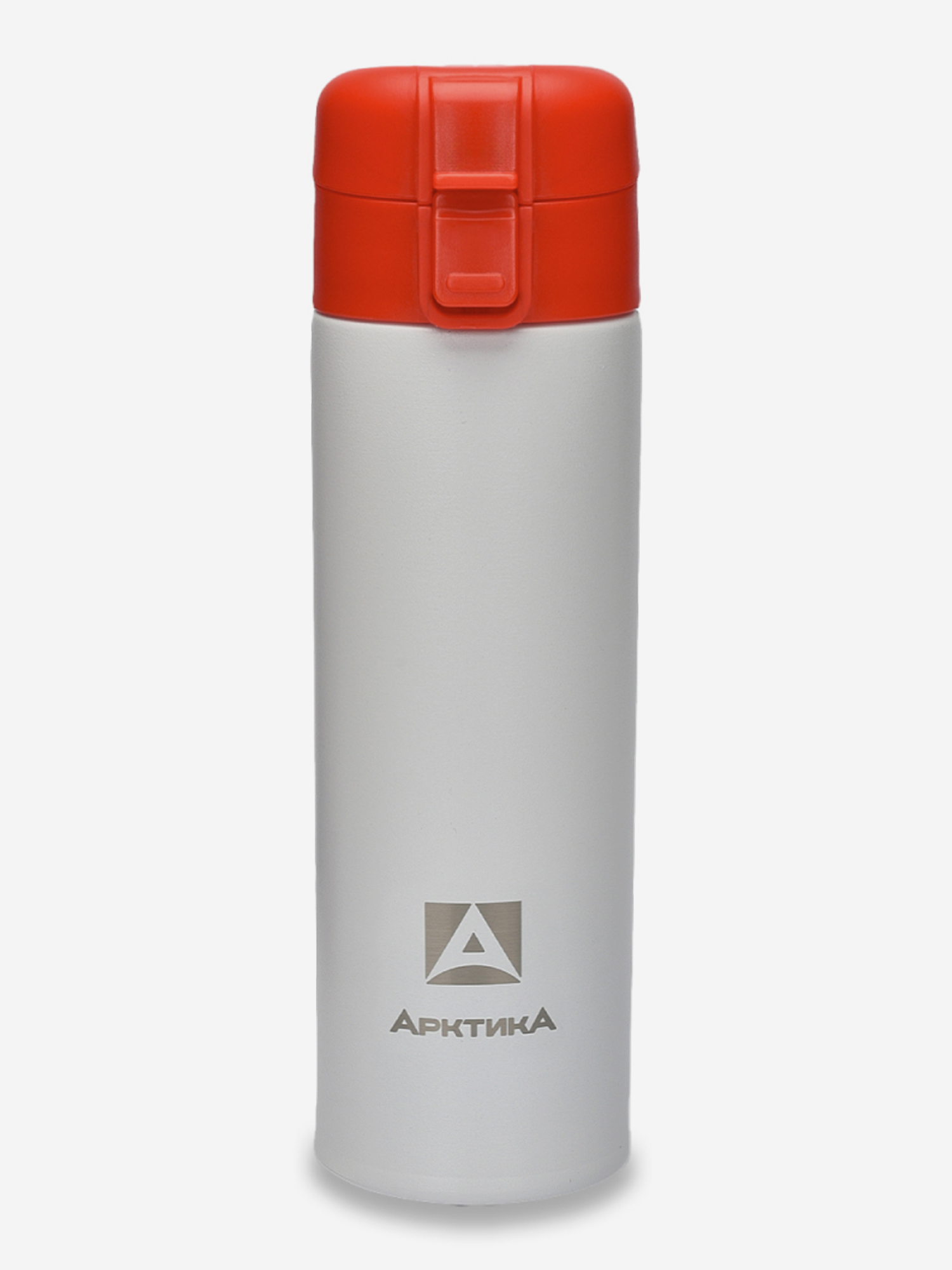 Изображение товара Термокружка вакуумная Арктика, 470мл, со съемным ситечком, арктика, Белый/красный