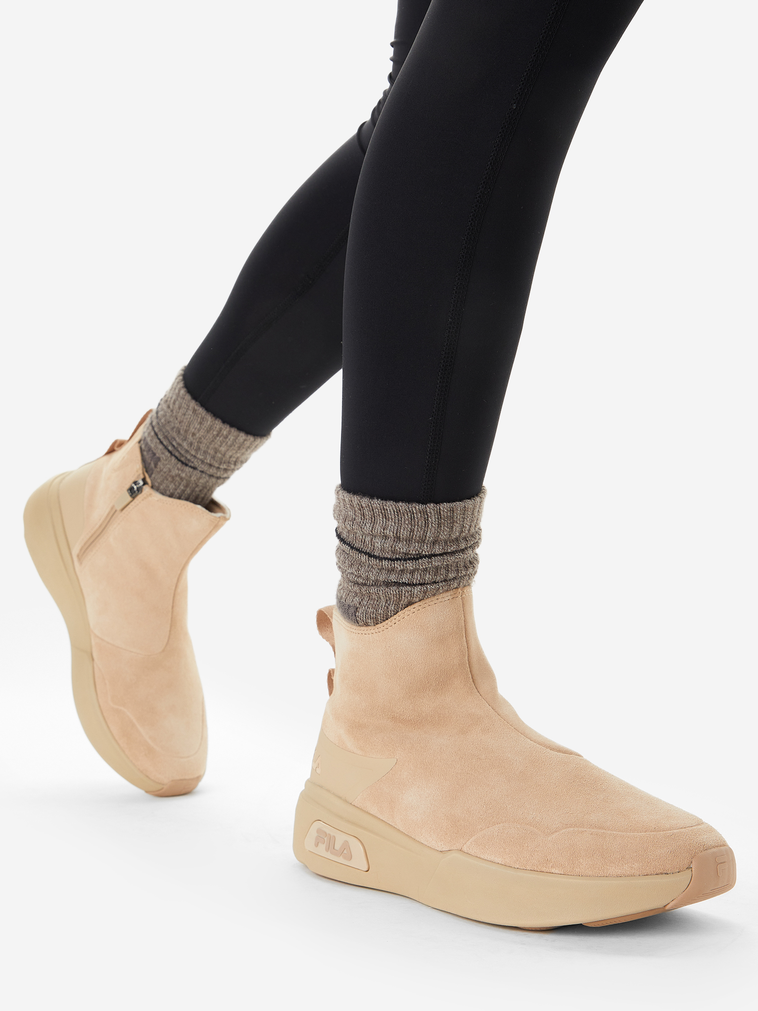 

Кроссовки утепленные женские FILA Cephea Mid 2.0, Бежевый