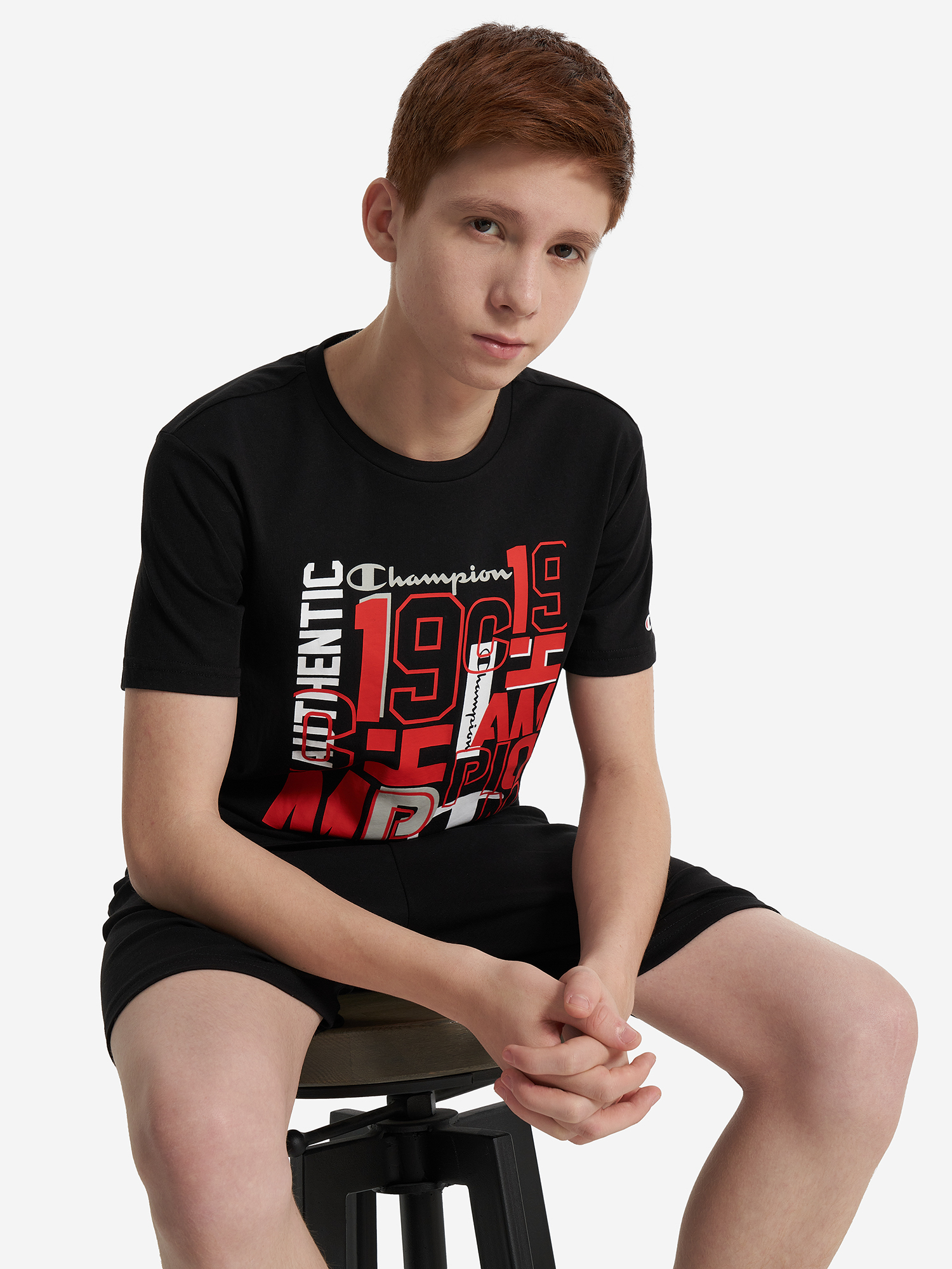 

Футболка для мальчиков Champion, Черный