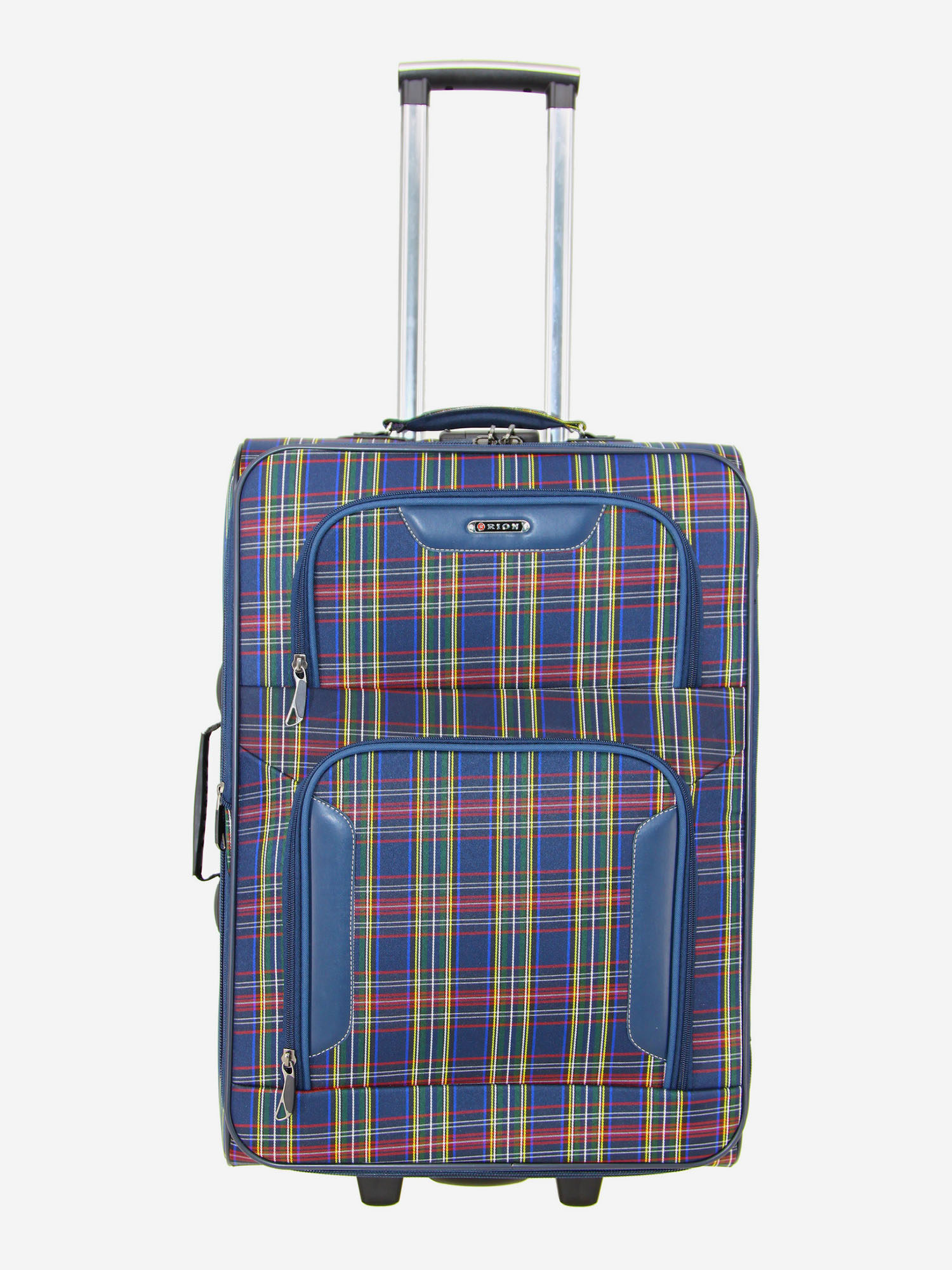 Изображение товара Чемодан Рион+ большой темно-синий 42x26x68 водонепроницаемый легкоочищаемый